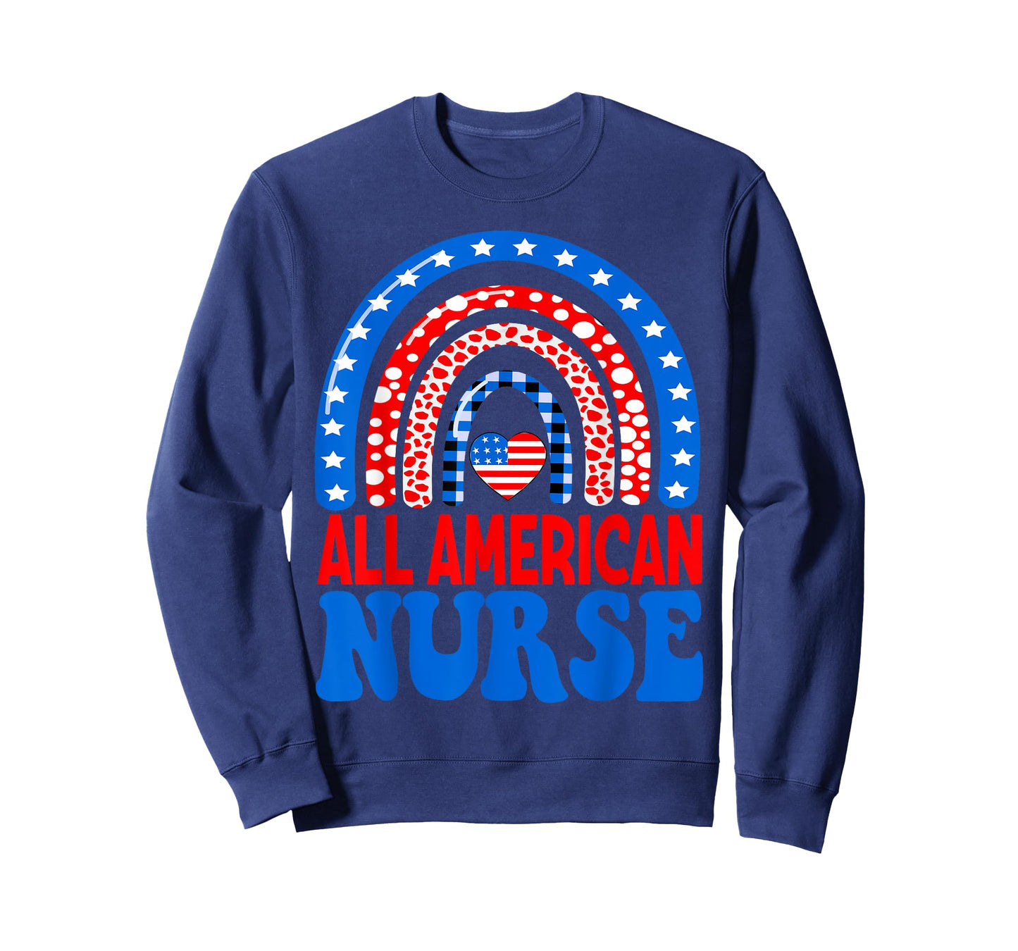All American Nurse 4th of July RN Independence Day Nursing Women Men T-Shirt