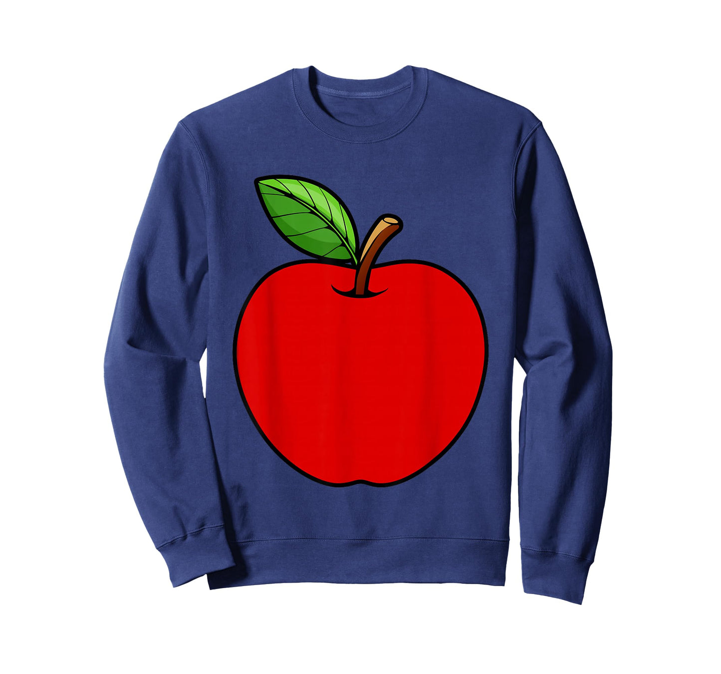 Cute Red Apple Design For Men Women Kids Adult Apple Fruit T-Shirt