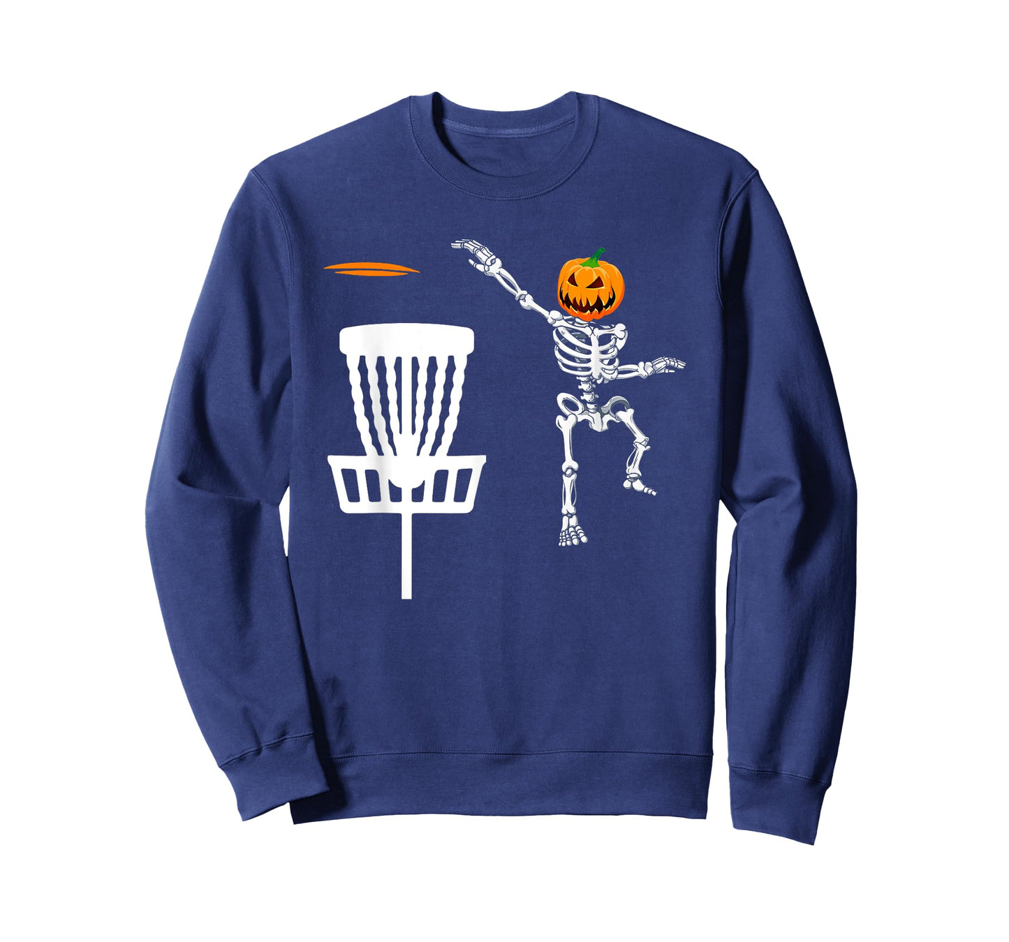 Skeleton Disc Golf Halloween Pumpkin
