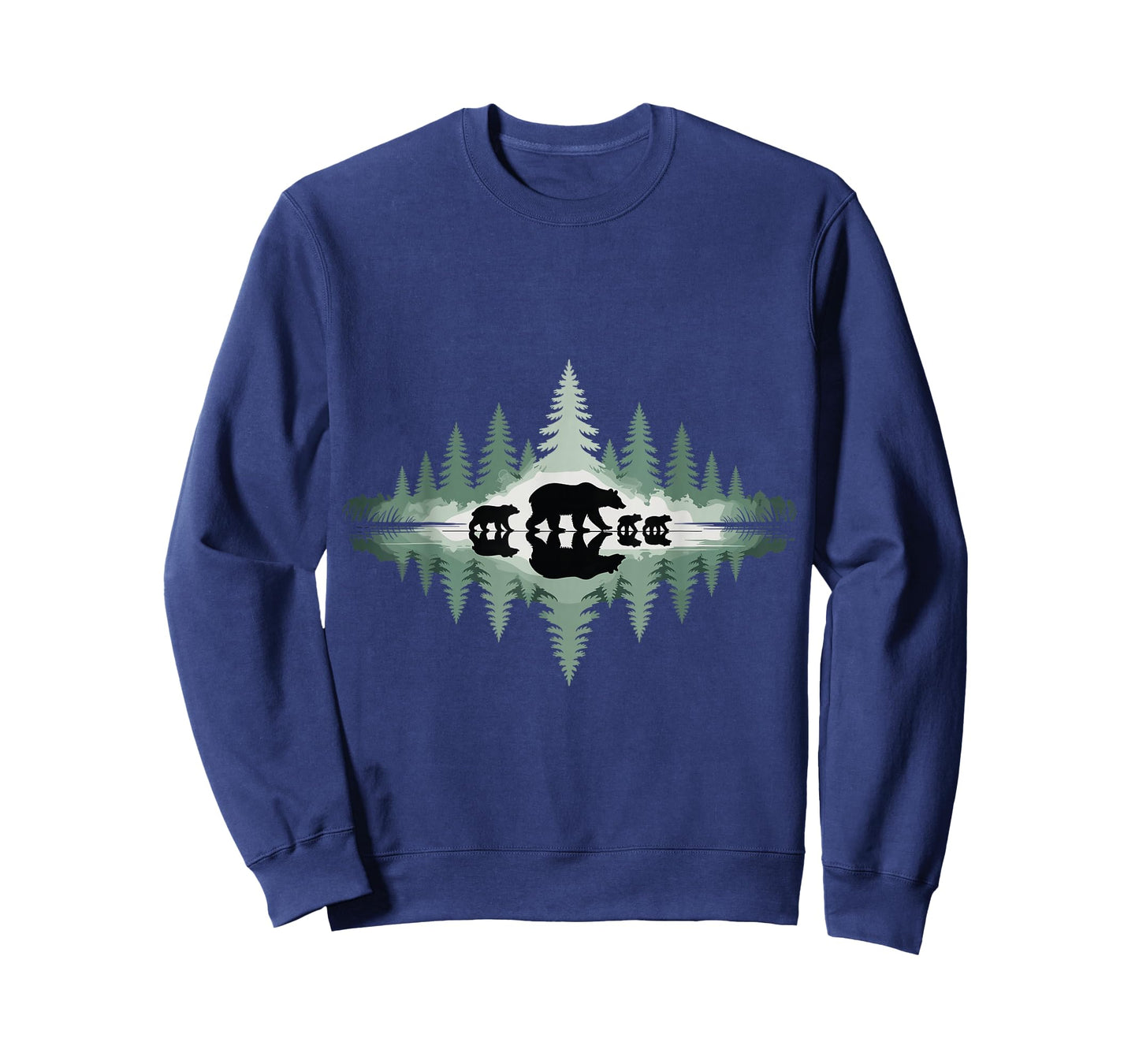 Trees Reflection Wildlife Outdoor Nature Animal Bear Forest T-Shirt