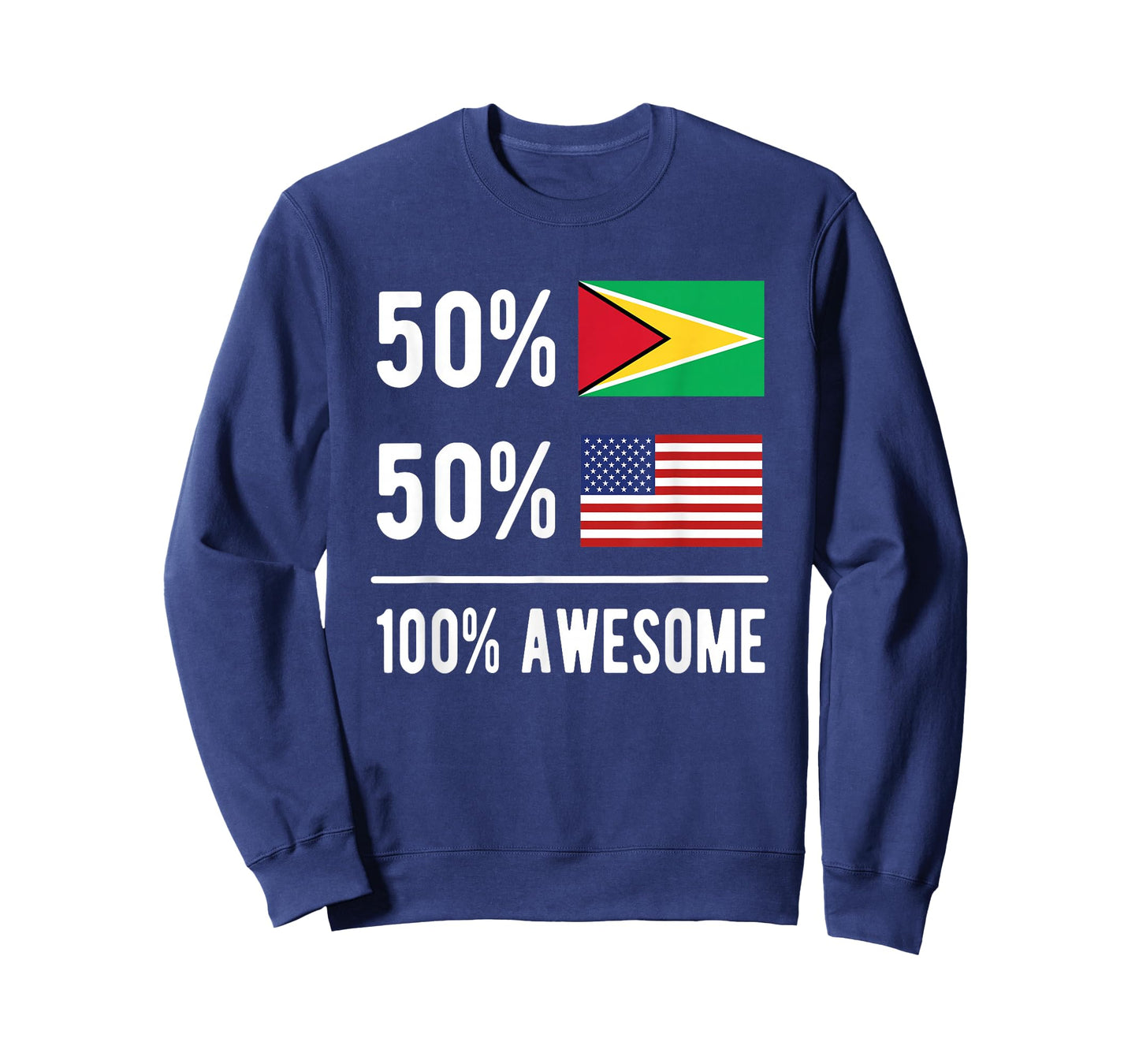 Proud Guyanese American Flag Guyana USA T-Shirt