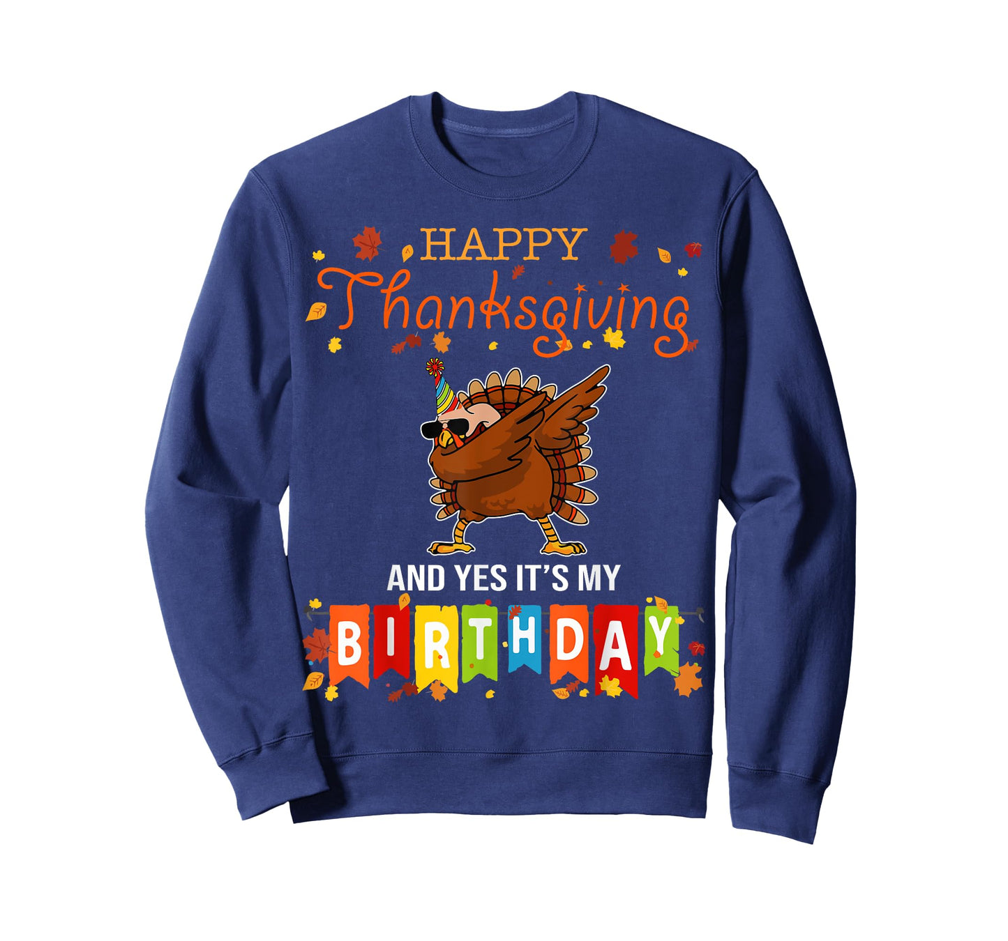 Funny Turkey Dab Thanksgiving Birthday T-Shirt