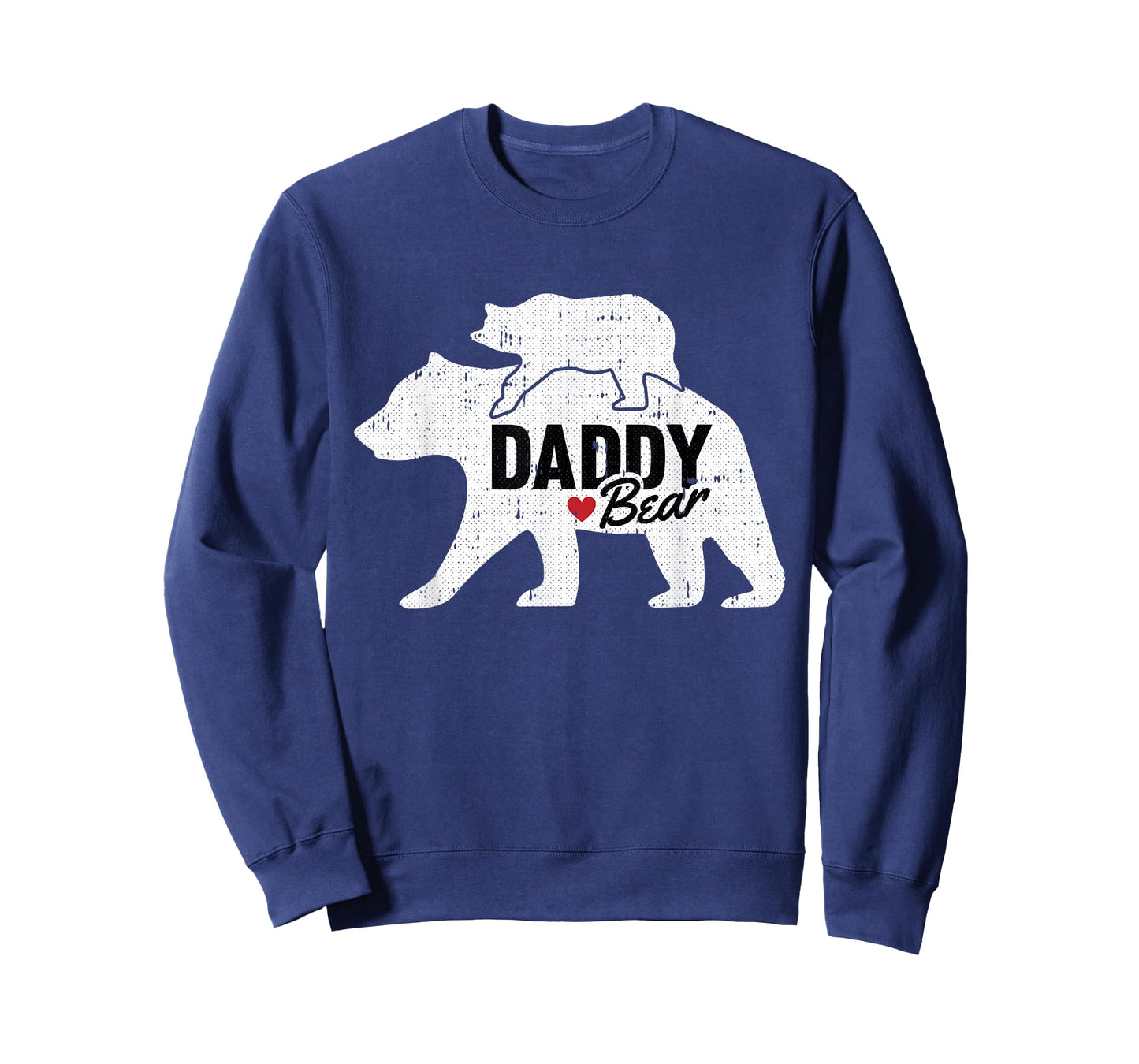 Daddy Bear Fathers Day Cute Baby Cub Papa Dad-a Pops T-Shirt Small