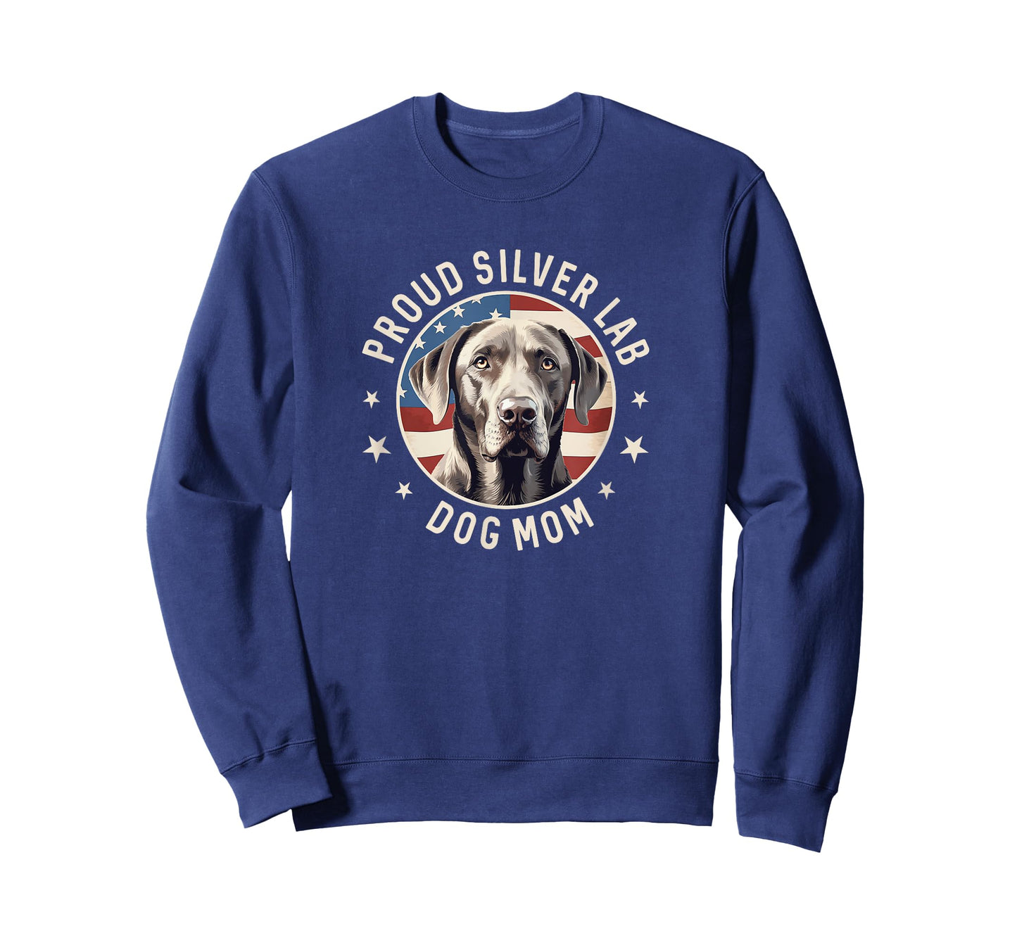 Proud Silver Labrador Retriever Dog Mom T-Shirt for Men Women