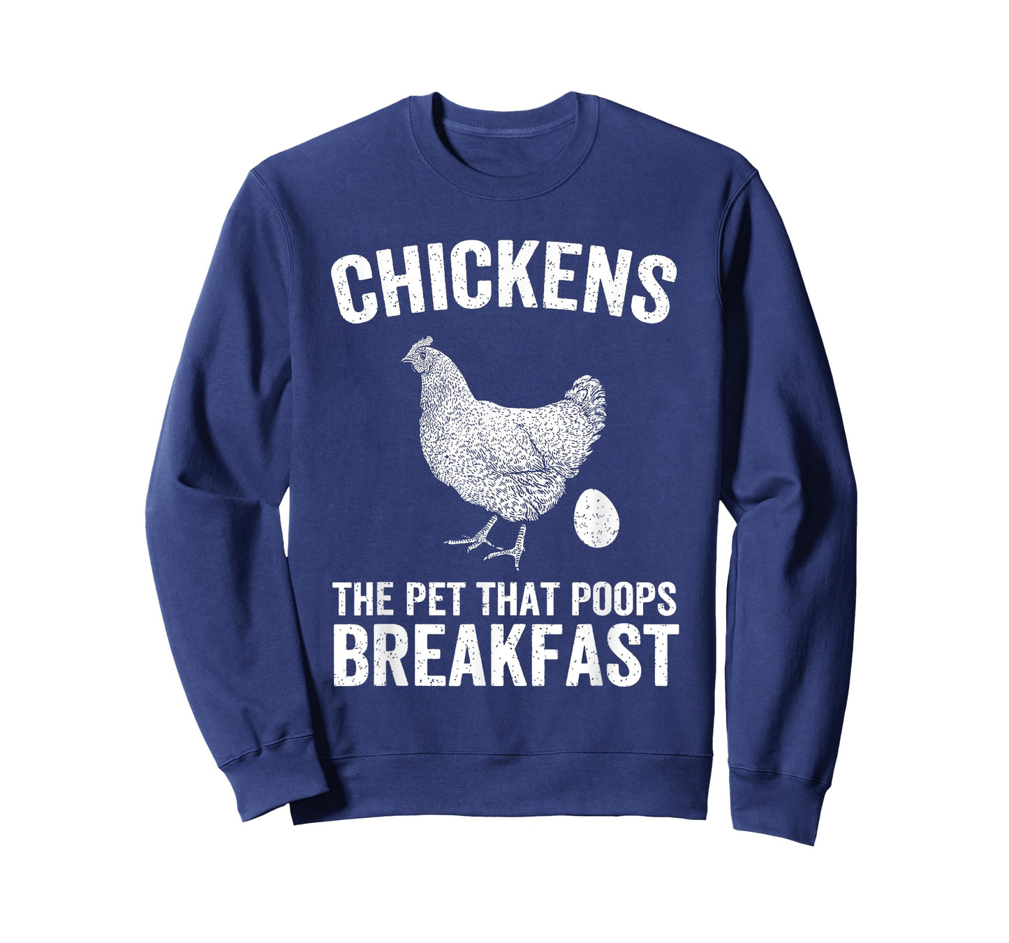 Chickens The Pet That Poops Breakfast Chicken Funny Farmer T-Shirt