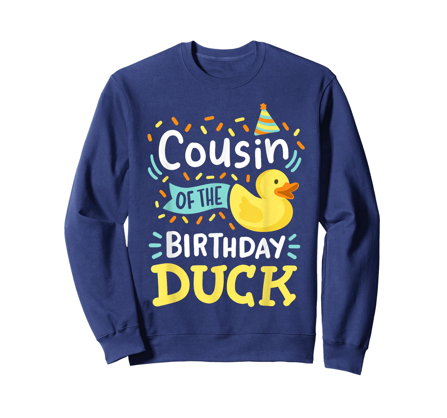 Cousin Of The Birthday Duck Boy Rubber Duck Bday Family T-Shirt
