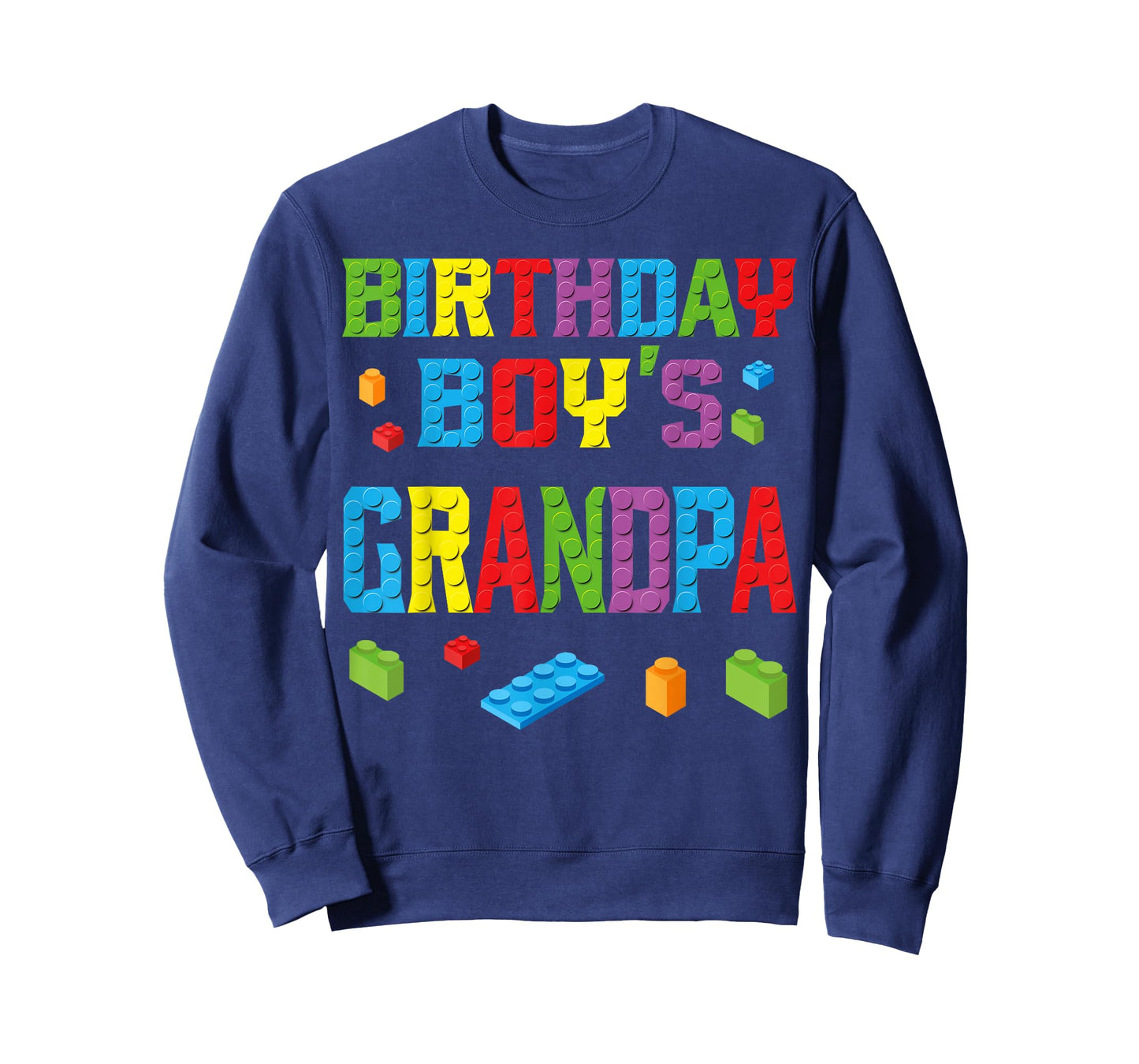 Master Builder Birthday Boy's Grandpa Building Bricks Blocks T-Shirt