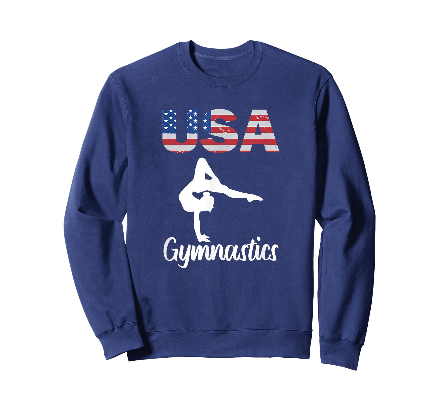 USA American Flag Gymnastics Tee Gymnast 4th of July T-Shirt
