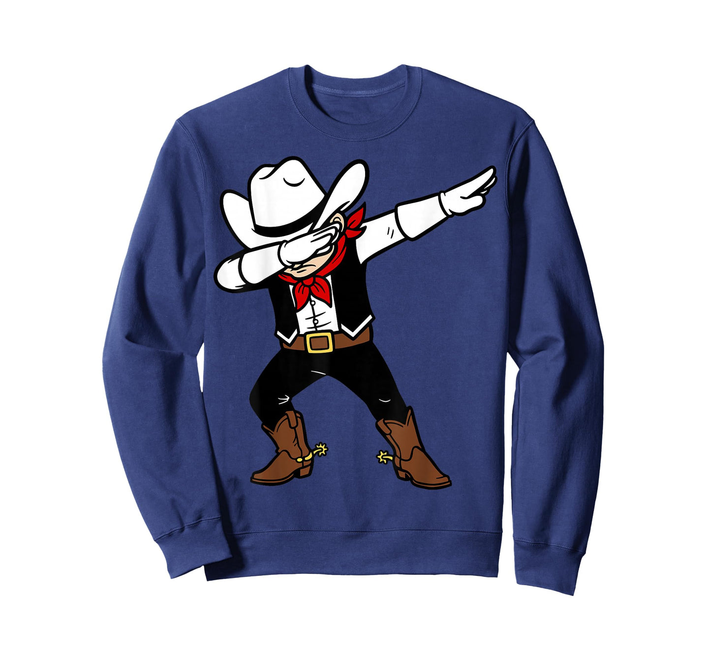 Texas Cowboy Dabbing for Youth Toddler Kids Boys Girls T-Shirt