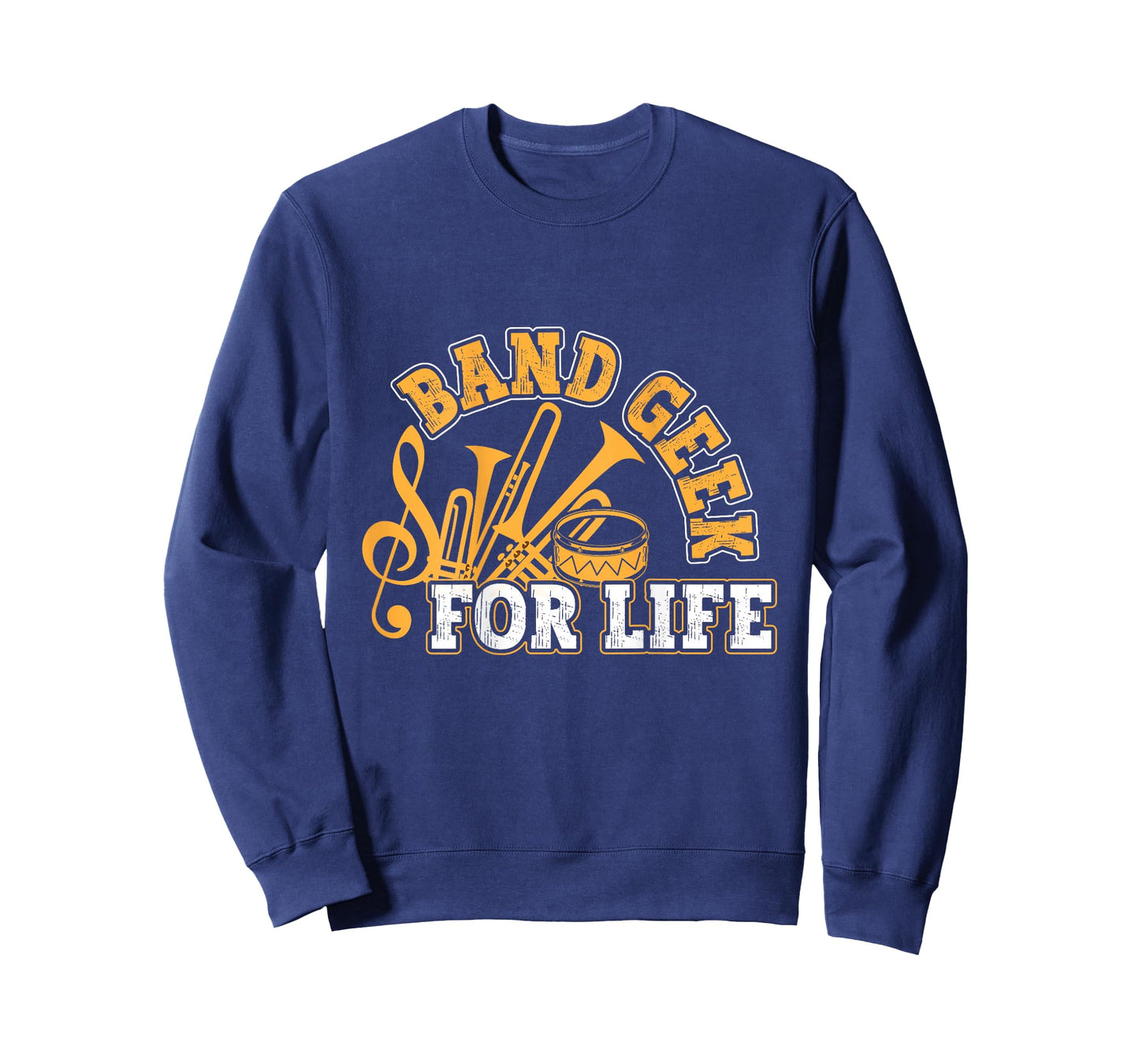 Band Geek For Life BACKPRINT - Marching Band T-Shirt