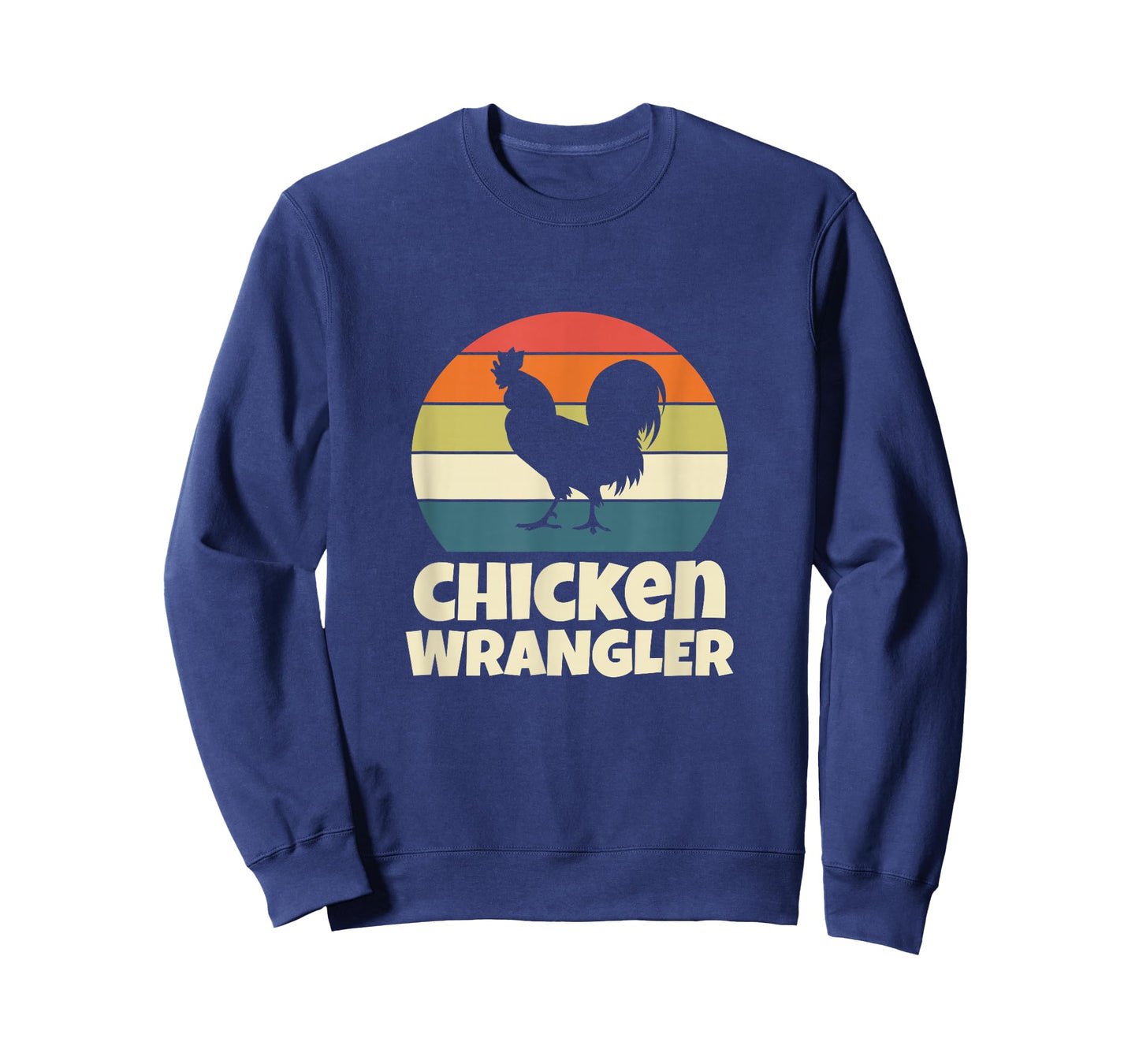 Chicken Wrangler Farmer Rooster Farming Retro Vintage T-Shirt