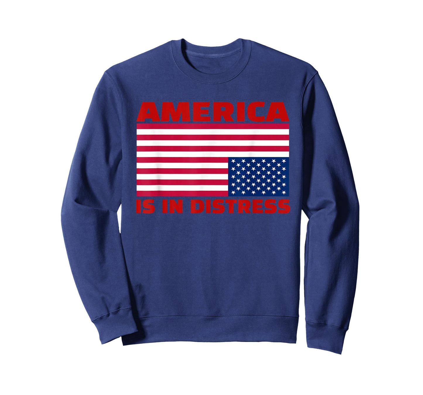 America is in distress.Upside down American Flag T-Shirt