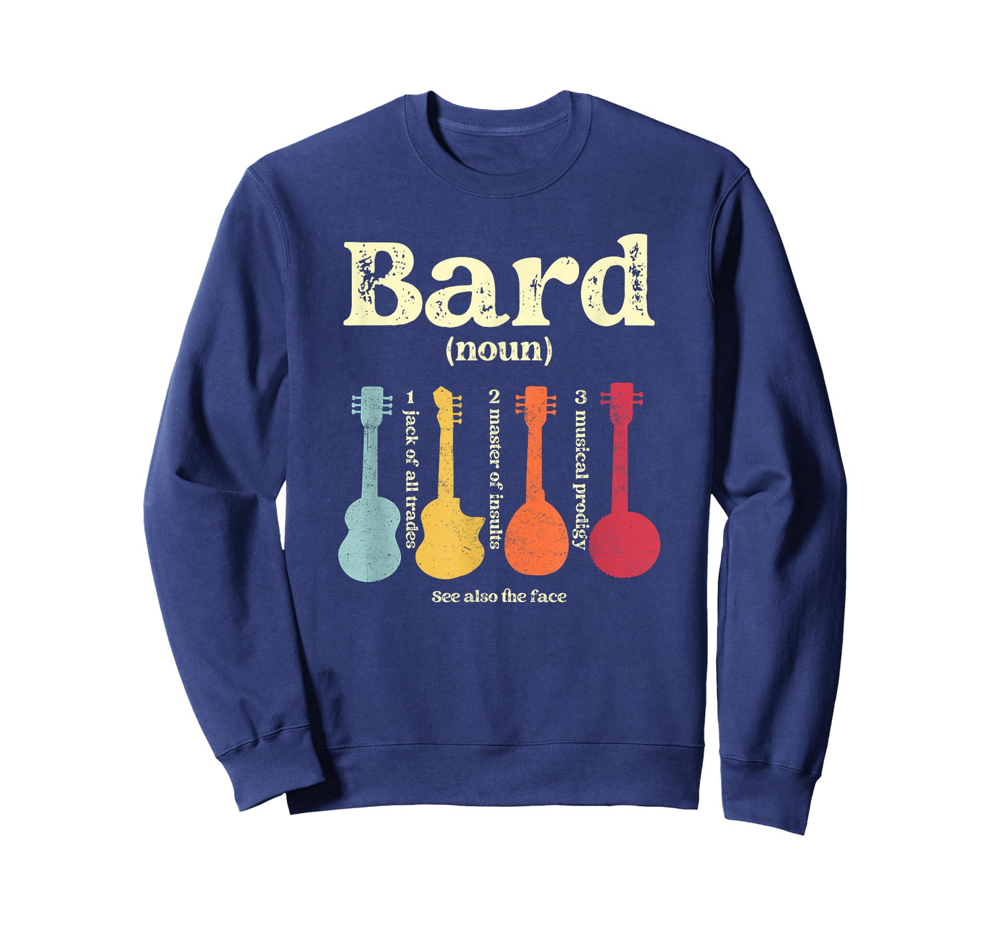Bard Class Tabletop Definition Musical Prodigy Instrument T-Shirt