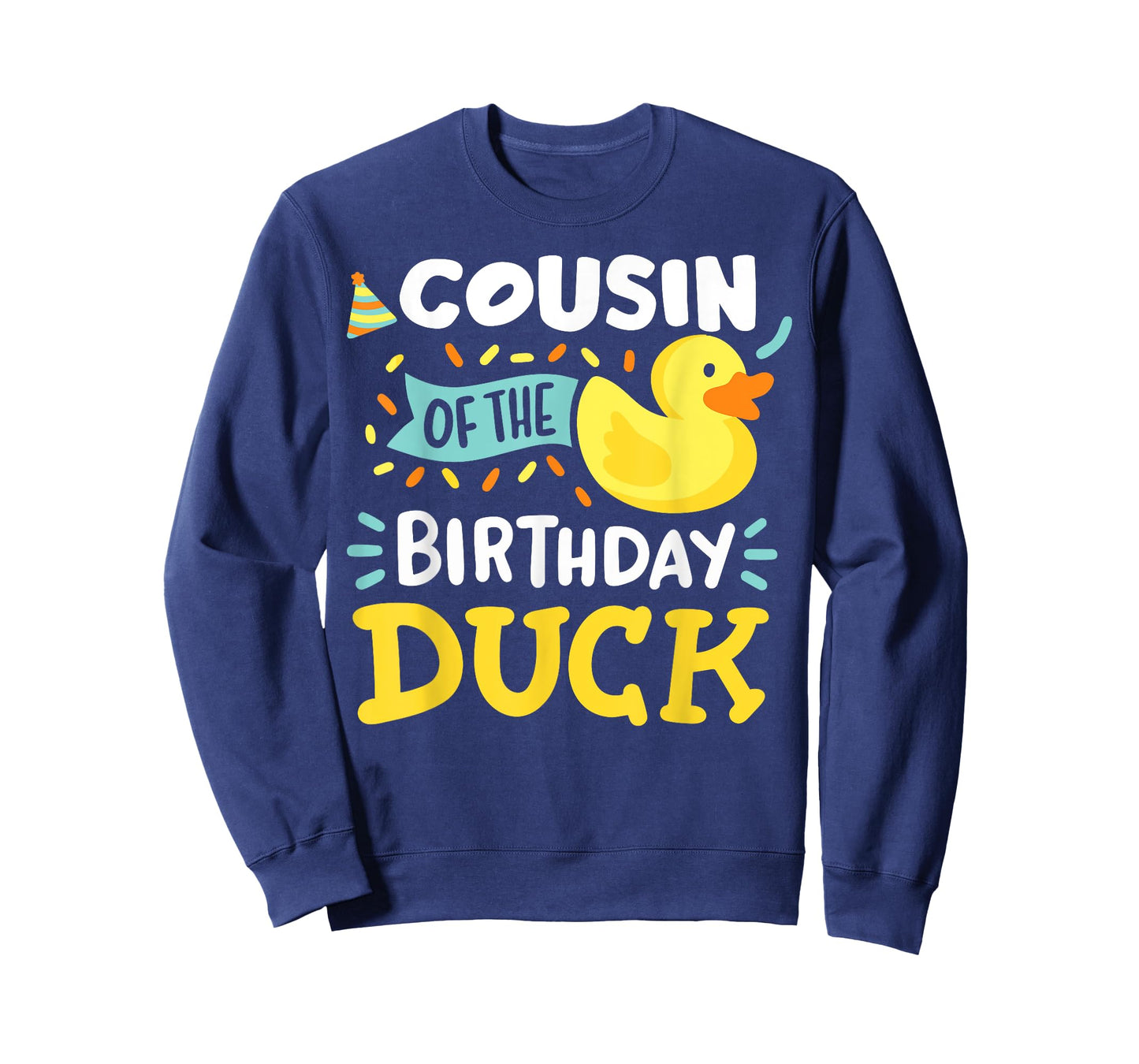 Cousin Of The Birthday Duck Boy Rubber Duck Bday Family T-Shirt