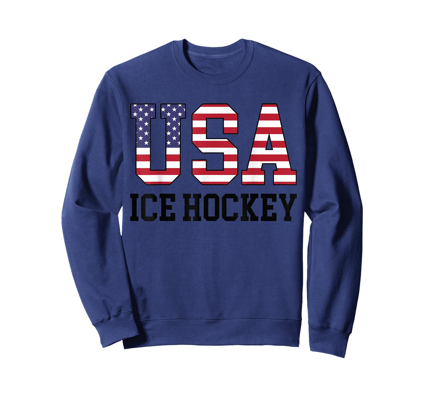 USA Flag Hockey Player - American USA Ice Hockey T-Shirt