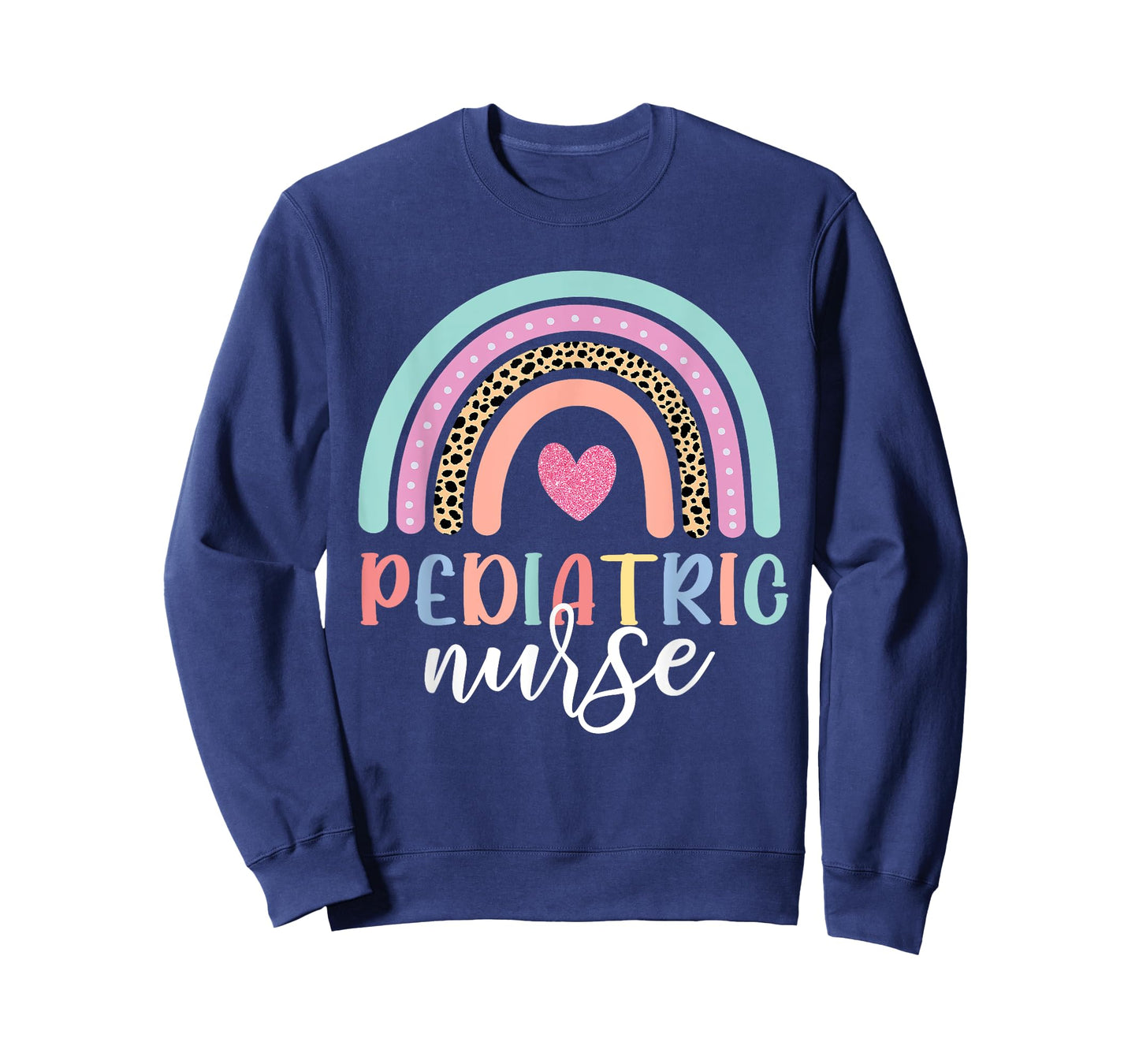 Cute Pediatric Nure Peds Nurse Nursing School Team Rainbow T-Shirt