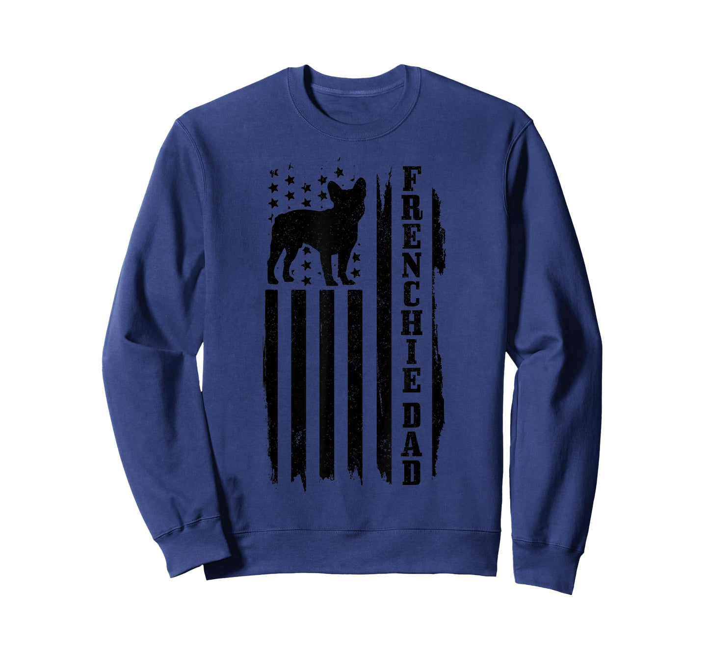 Frenchie Dad American Flag French Bulldog T-Shirt