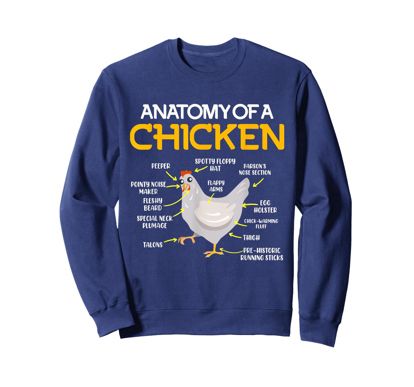 Anatomy of a Chicken Farmers Chicken Coop T-Shirt