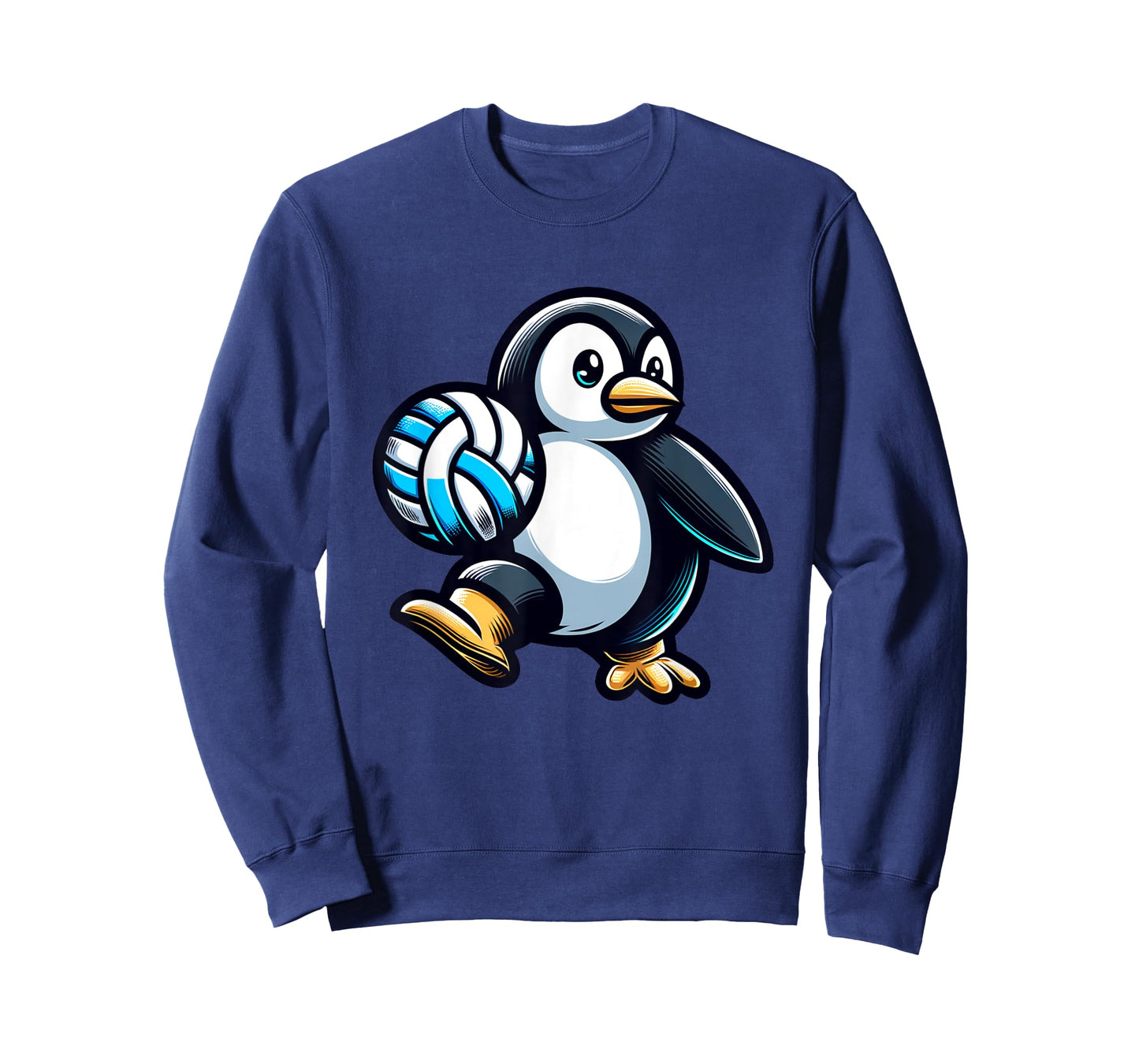 Adorable Penguin Volleyball Design Fun T-Shirt