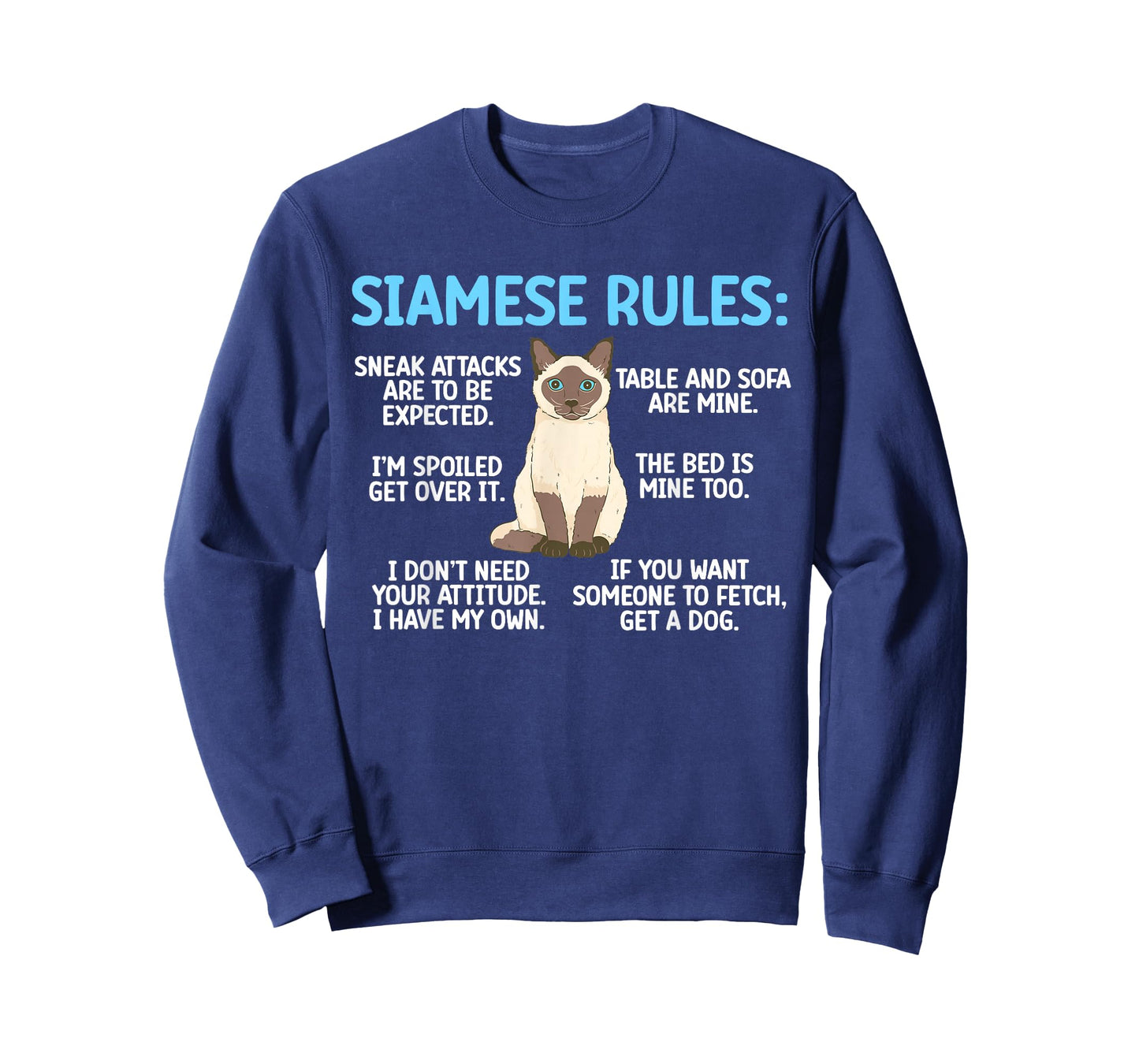 Siamese Rules Siamese Cat Owner Siamese Lover T-Shirt