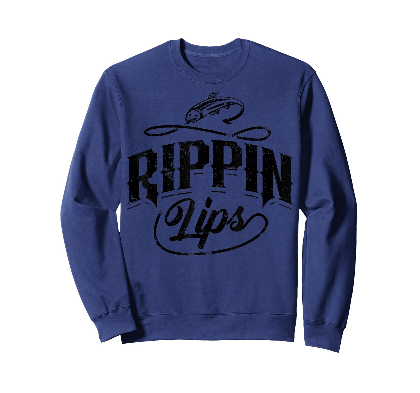 Funny Rippin Lips Bass Pro Fishing Gift Men Women Fishermen T-Shirt