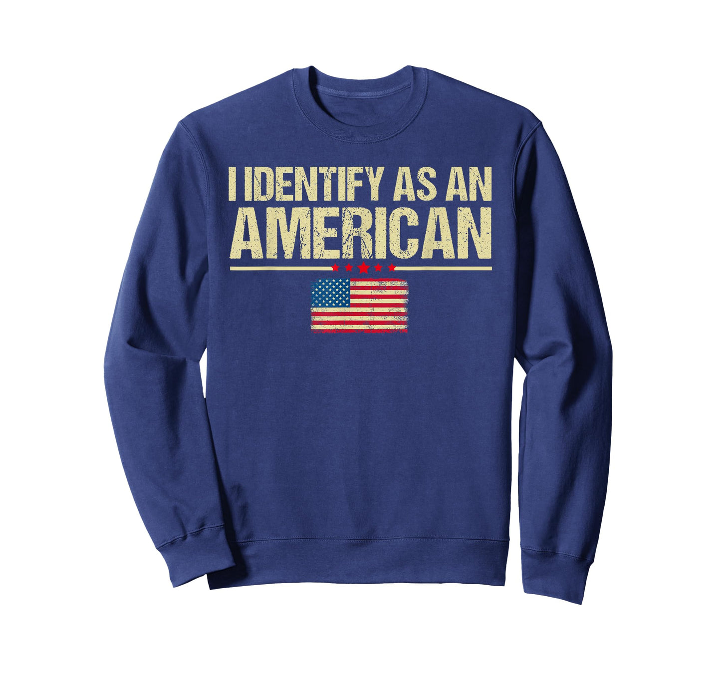 I identify As An American US Flag Patriot T-Shirt