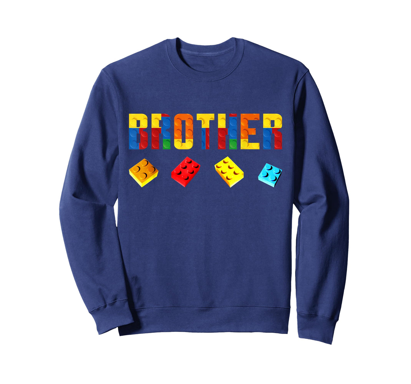 Brother Master Builder Building Blocks Birthday Family Boys T-Shirt