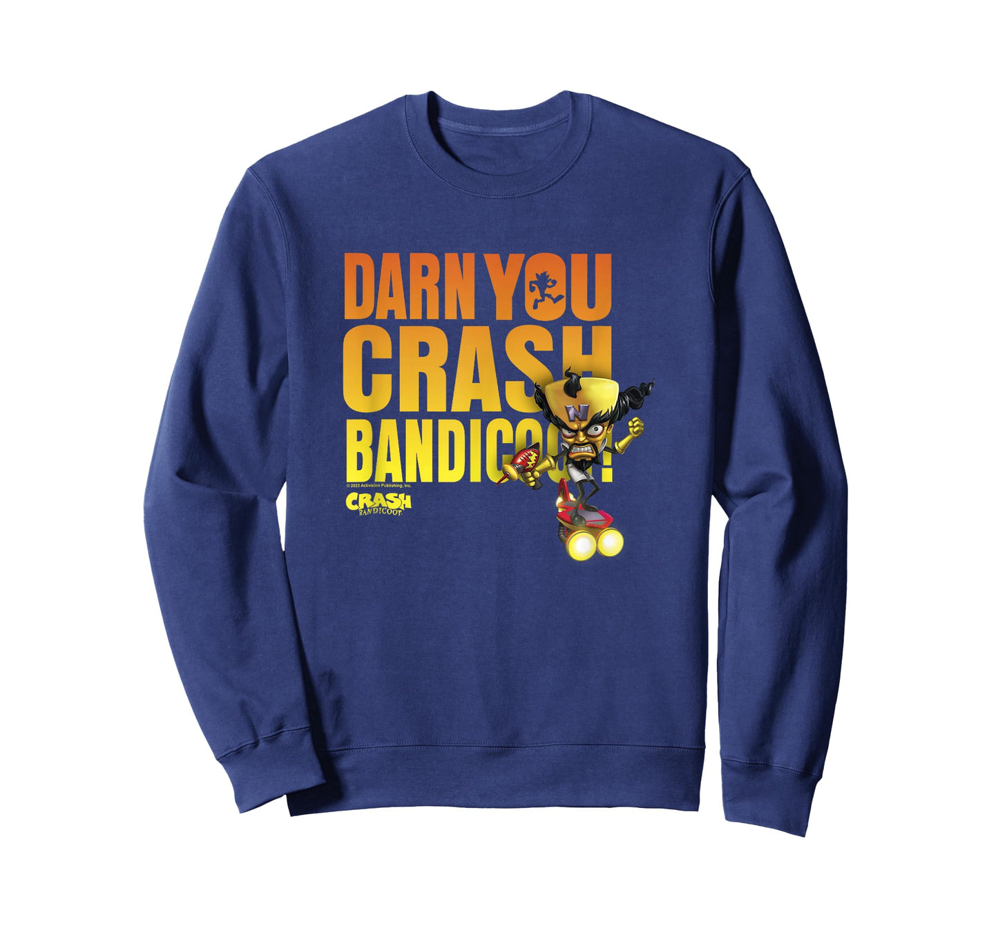 Crash Bandicoot Dr. Neo Cortex Darn You Crash Bandicoot Logo T-Shirt