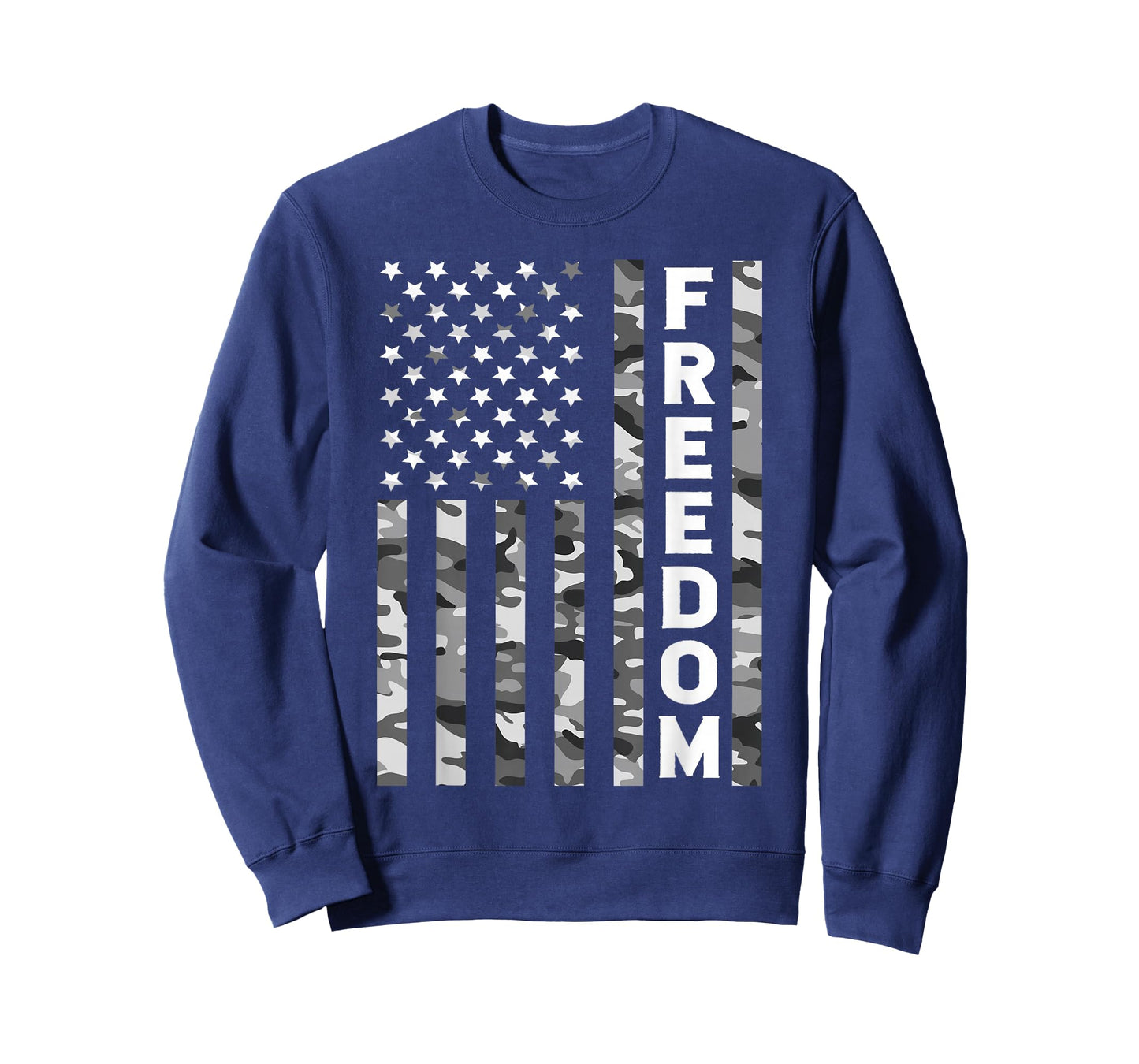 Vintage Freedom American Flag Camo T-Shirt