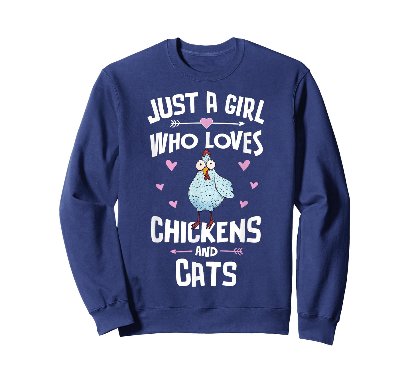Just A Girl Who Loves Chickens And Cats Gift Women T-Shirt