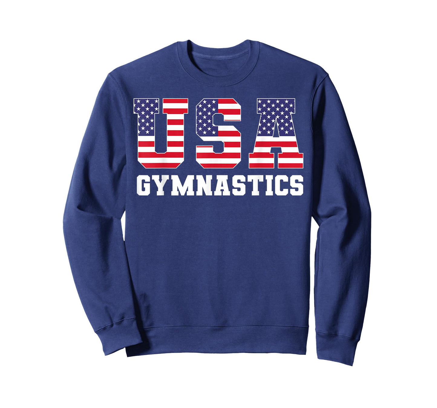 Gymnast Gymnastics USA American Flag 4th of July Girls Boys T-Shirt