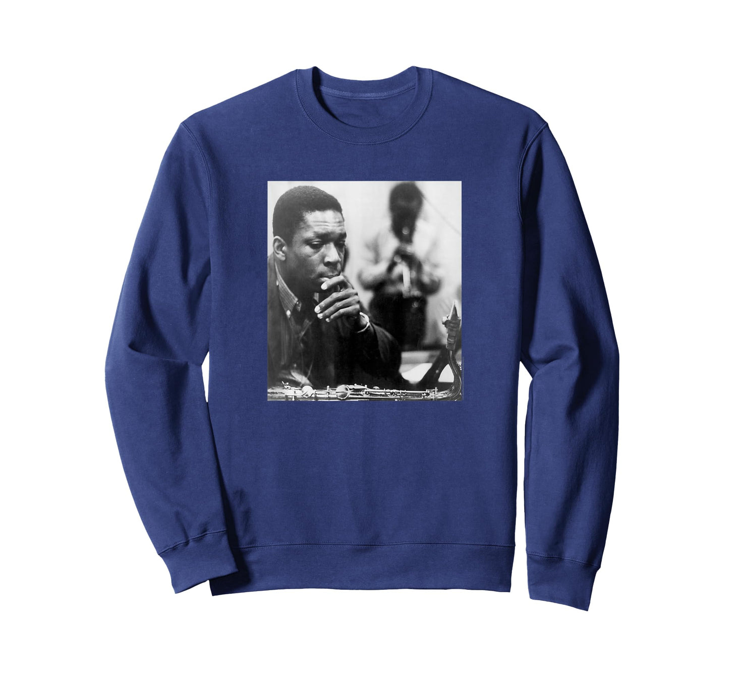 John Coltrane Black and White Photo T-Shirt