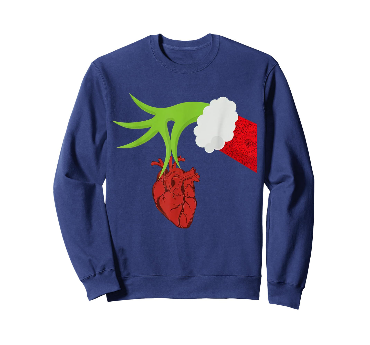 Christmas Cardiac Nurse Heart Anatomy Cardiology RN Nursing T-Shirt