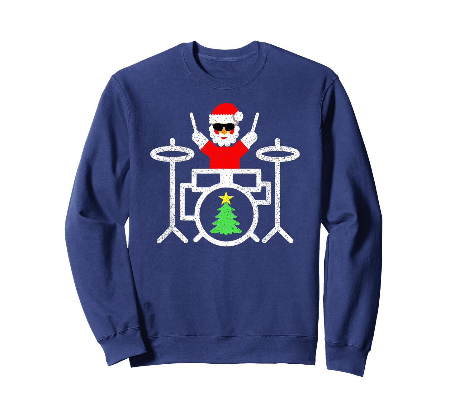 Santa Drummer Funny T-Shirt