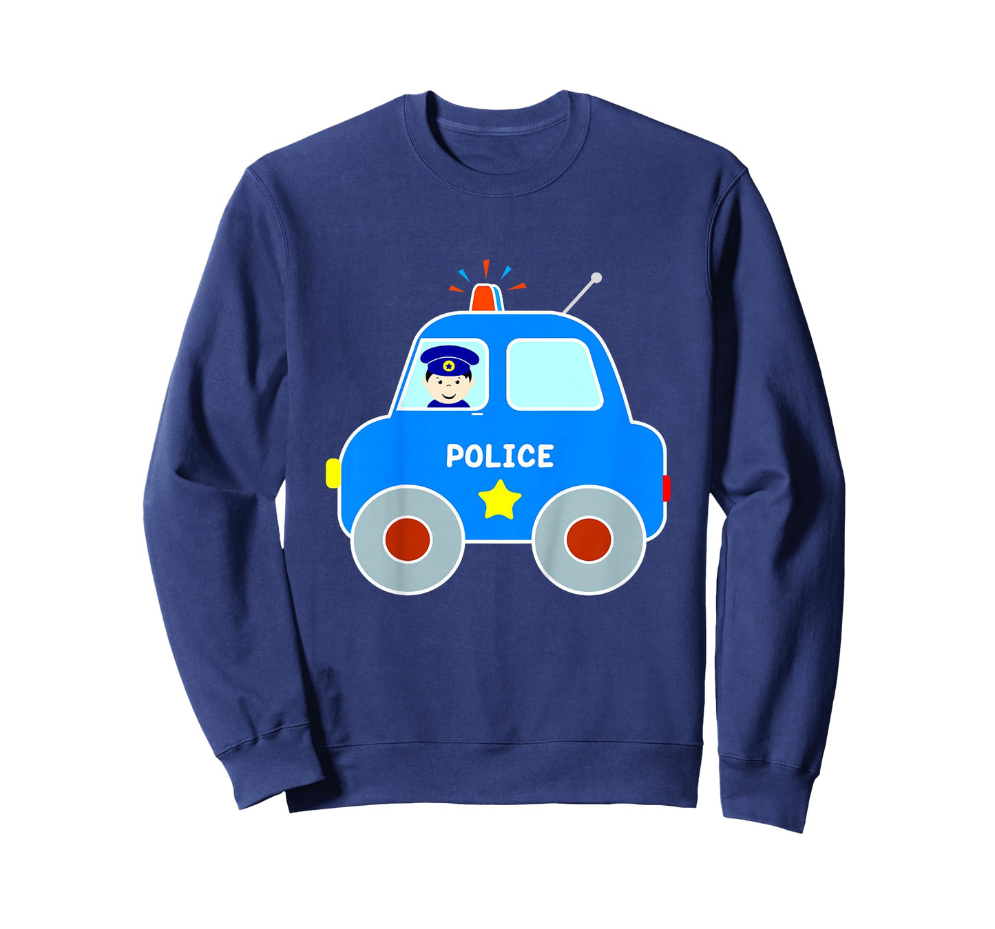 Police Car Toddler Boys Girls Cute Cop Patrol Vehicle T-Shirt