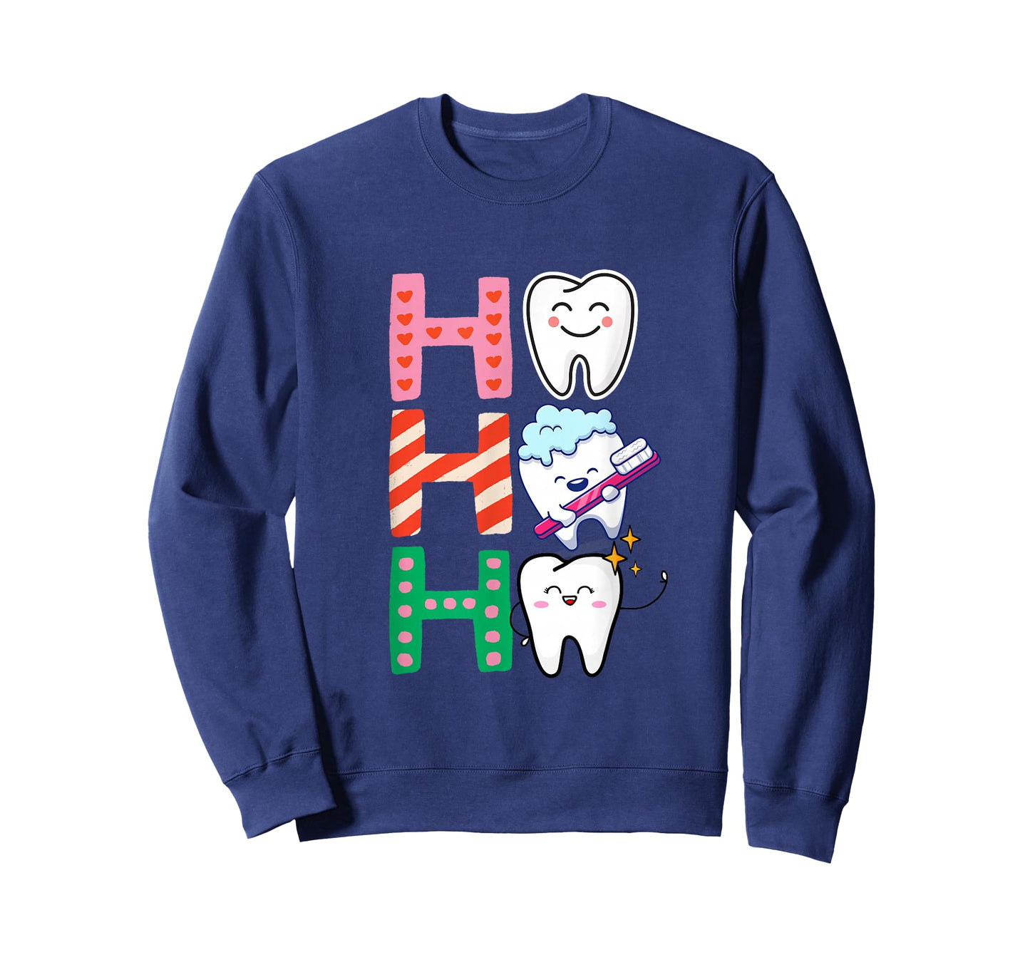 Funny Tooth Christmas Dentist Xmas Dental Assistant Ho Ho Ho T-Shirt