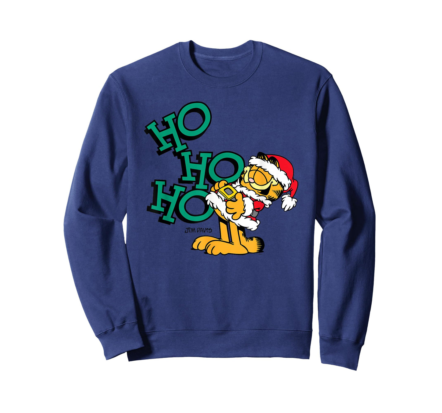 Garfield Ho Ho Ho Santa Christmas Cartoon Cat T-Shirt for Men Women Kids