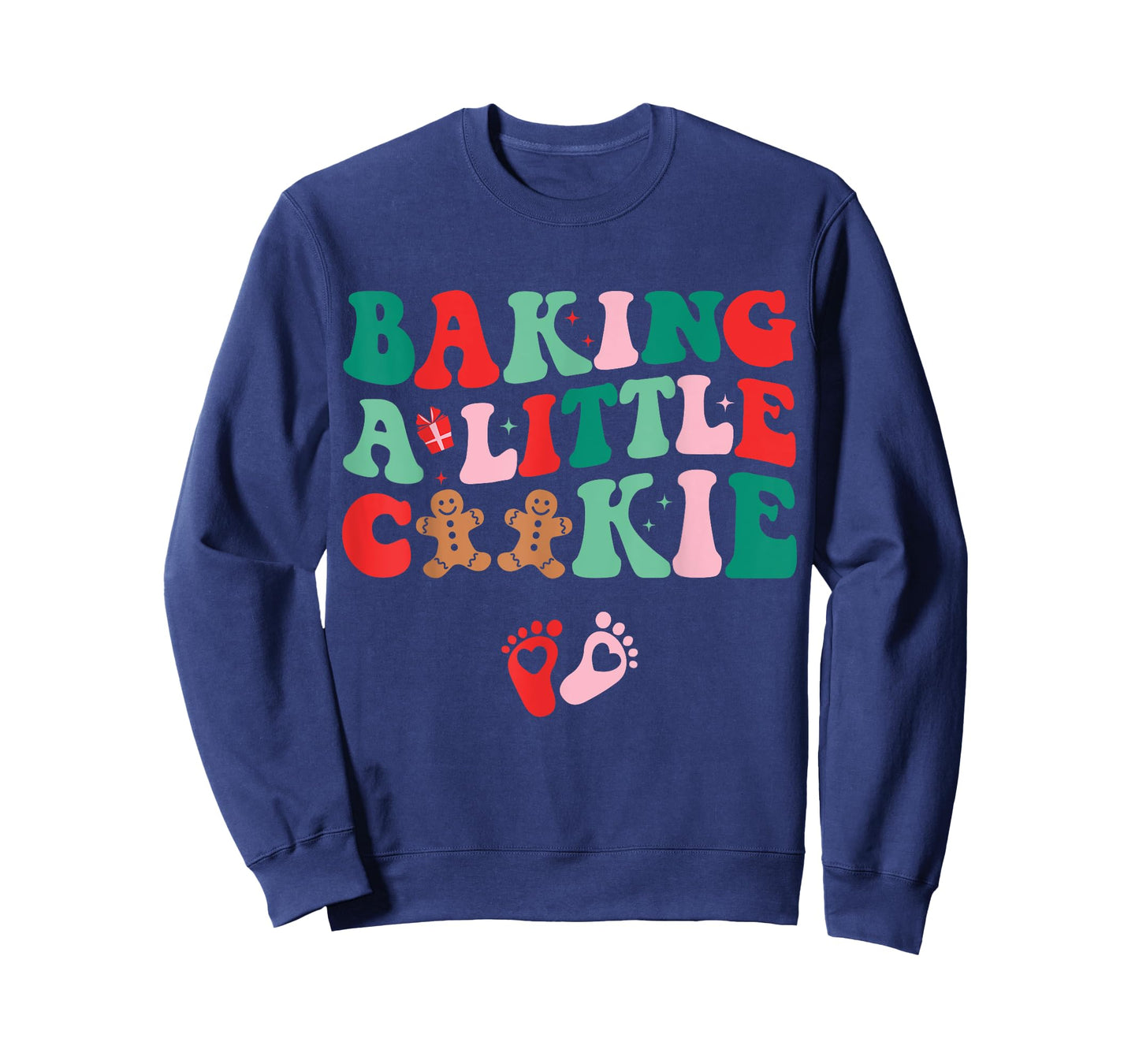 Baking A Little Cookie Cute Christmas Pregnancy Announcement T-Shirt