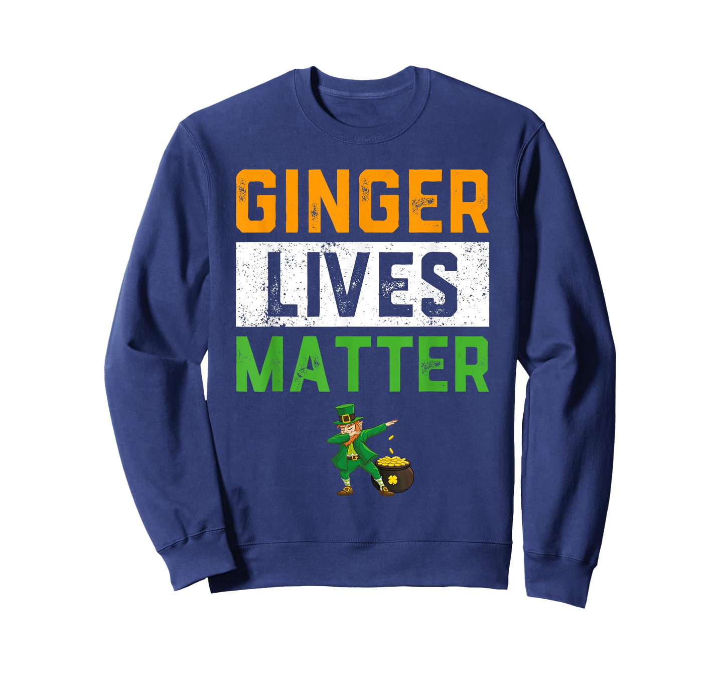 Ginger Lives Matter Shirt Kids Funny Dabbing St Patricks Day T-Shirt