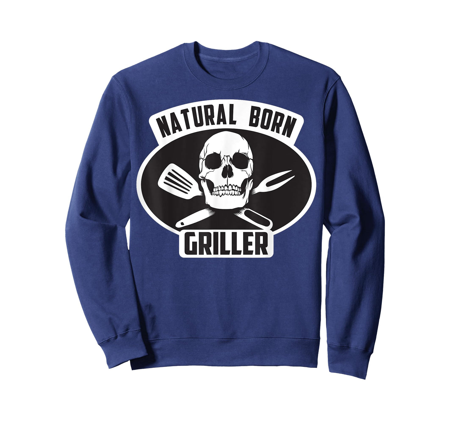 Cool Natural Born Griller BBQ Gift T-Shirt For Grill Master T-Shirt