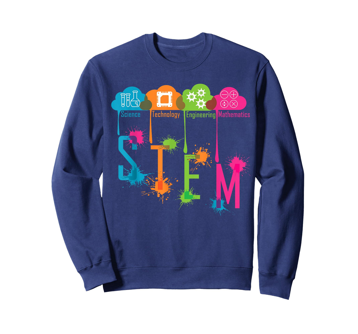 STEM T-Shirt: Science Technology Engineering Math School Tee T-Shirt