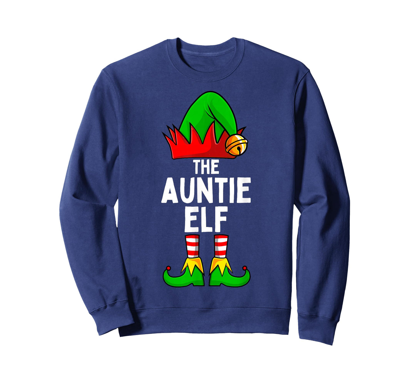 Auntie Elf Matching Family Christmas Women T-Shirt
