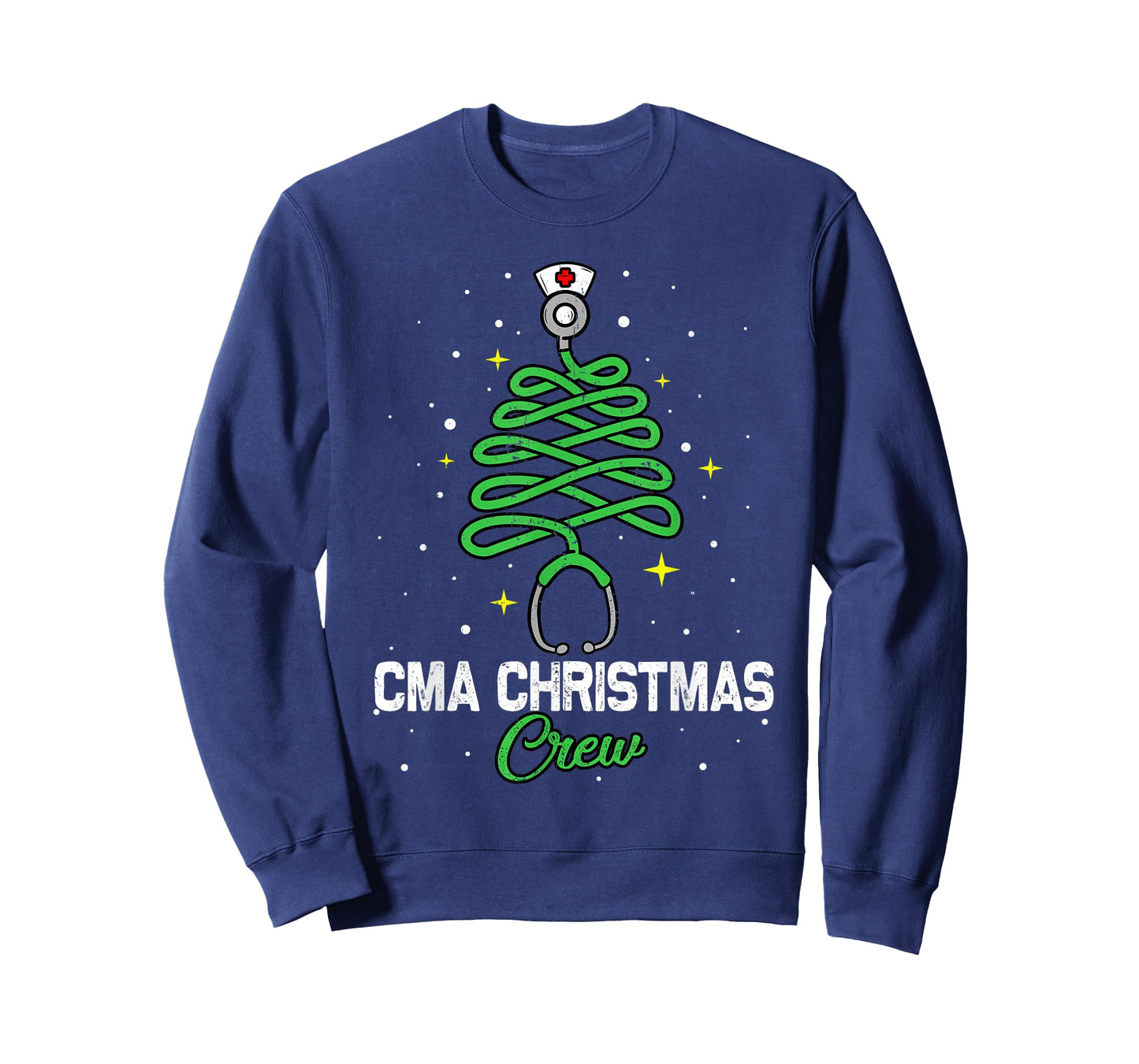 CMA Christmas Crew Cute Christmas Tree Xmas Lights Nurse T-Shirt
