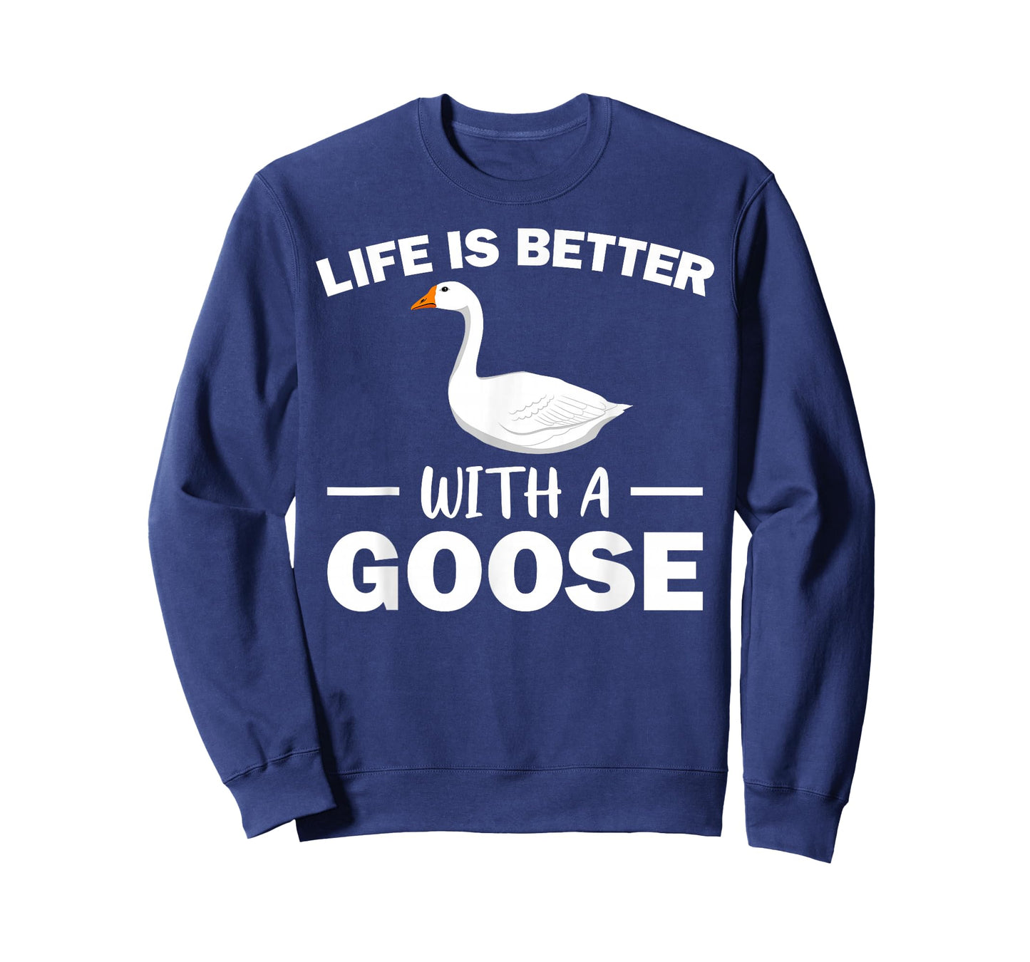 Cute Goose Design For Men Women Toddler Grey White Goose Fan T-Shirt