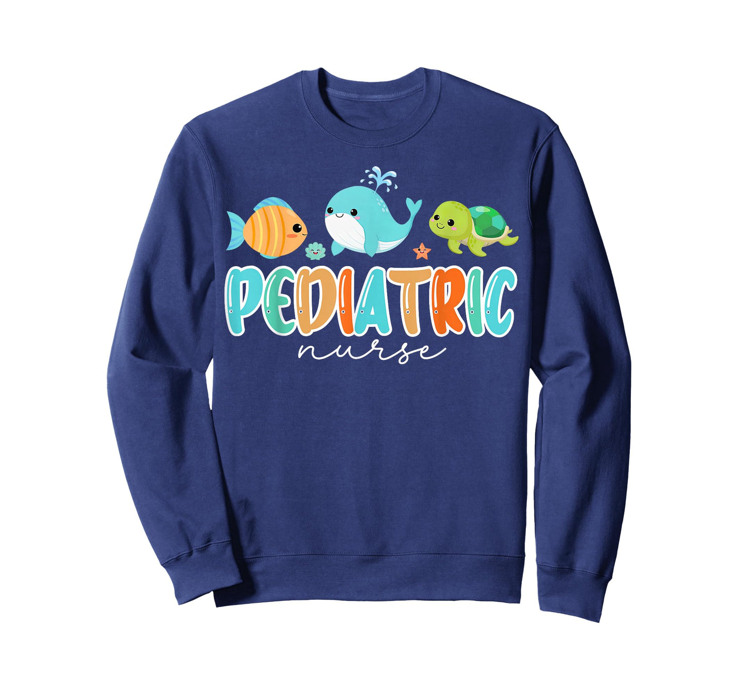 Cute Ocean Sea Summer Pediatric Nurse PEDS RN Pediatrician T-Shirt