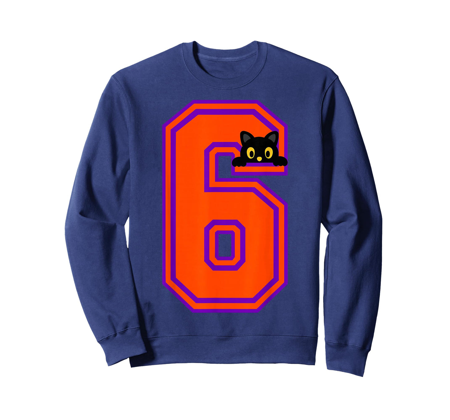 Funny Six Seven 6 7 Halloween Black Cat Teacher Student T-Shirt