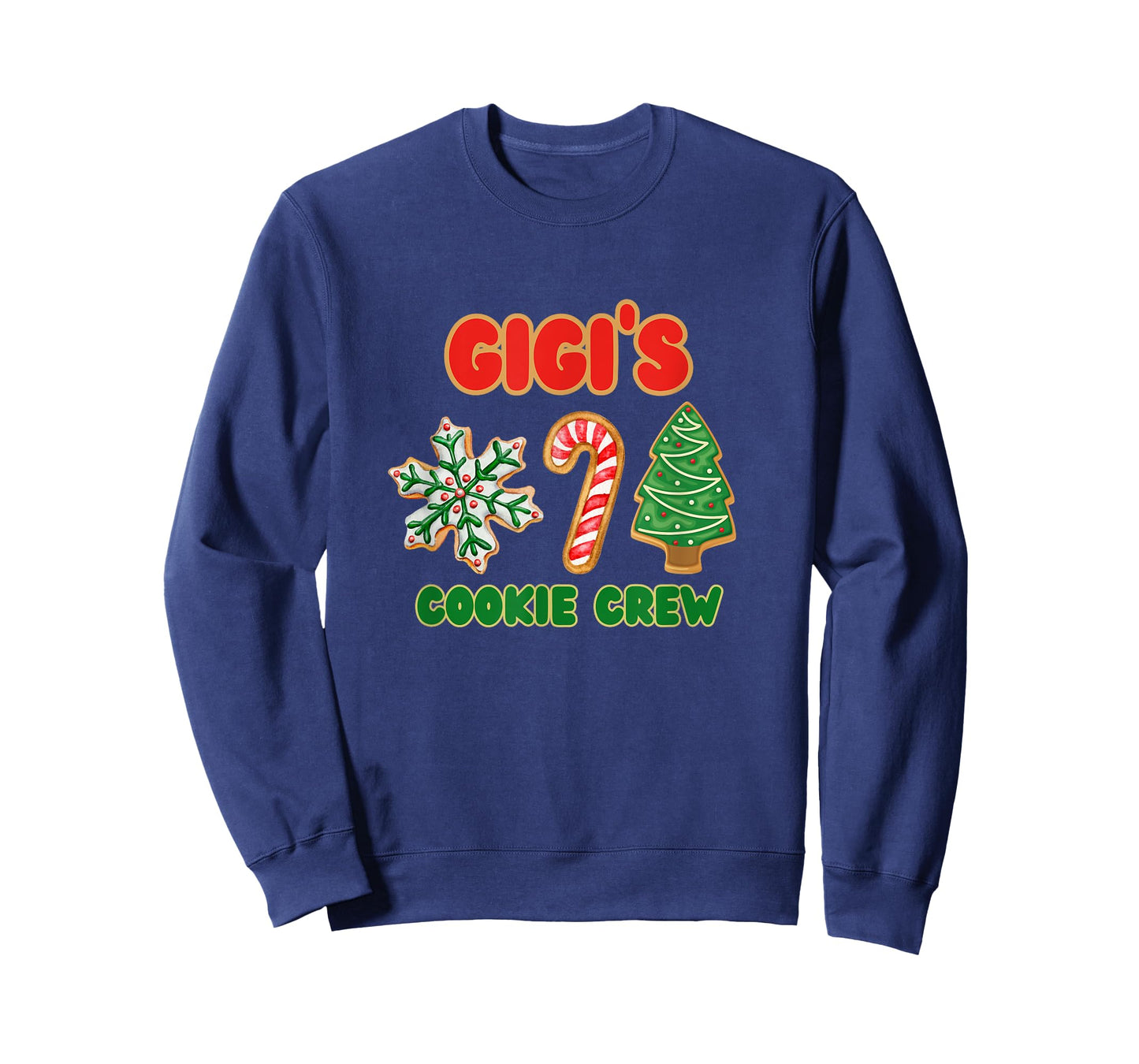 Cute Gigi Christmas Cookie Helper Crew T-Shirt