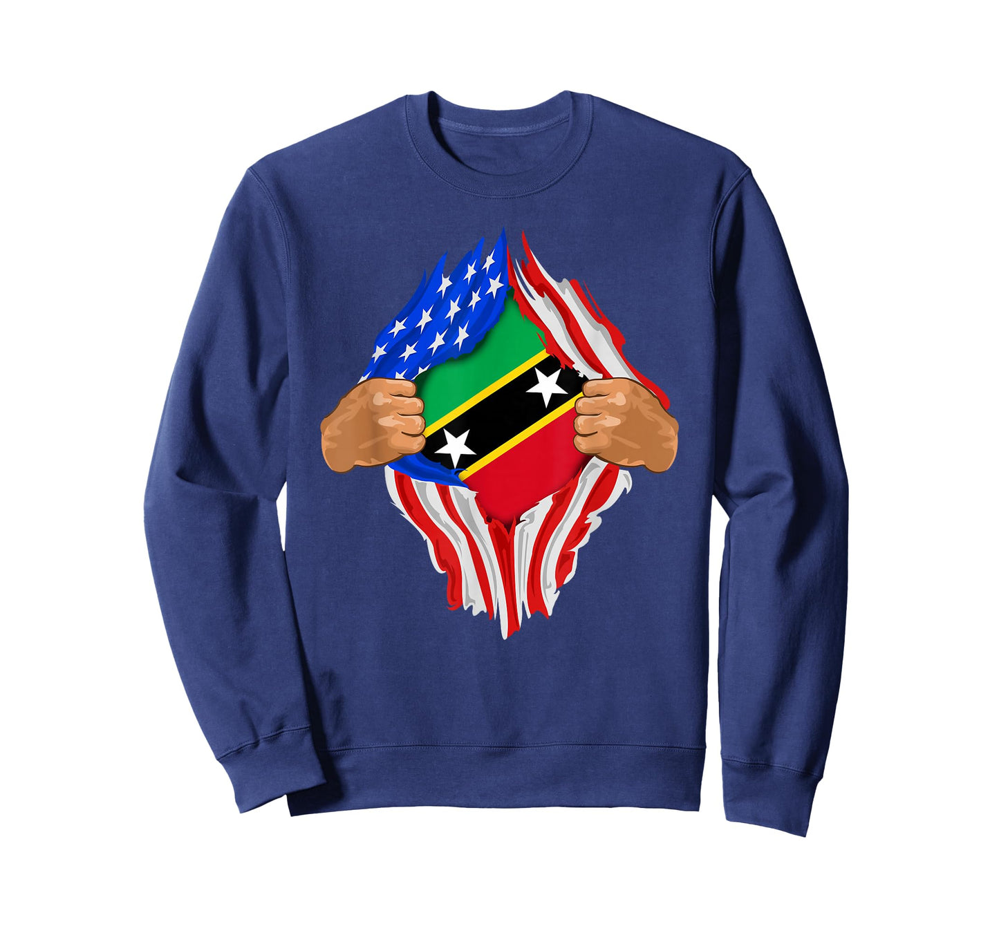 Saint Kitts and Nevis Blood Inside Me T-Shirt | Flag Gift T-Shirt