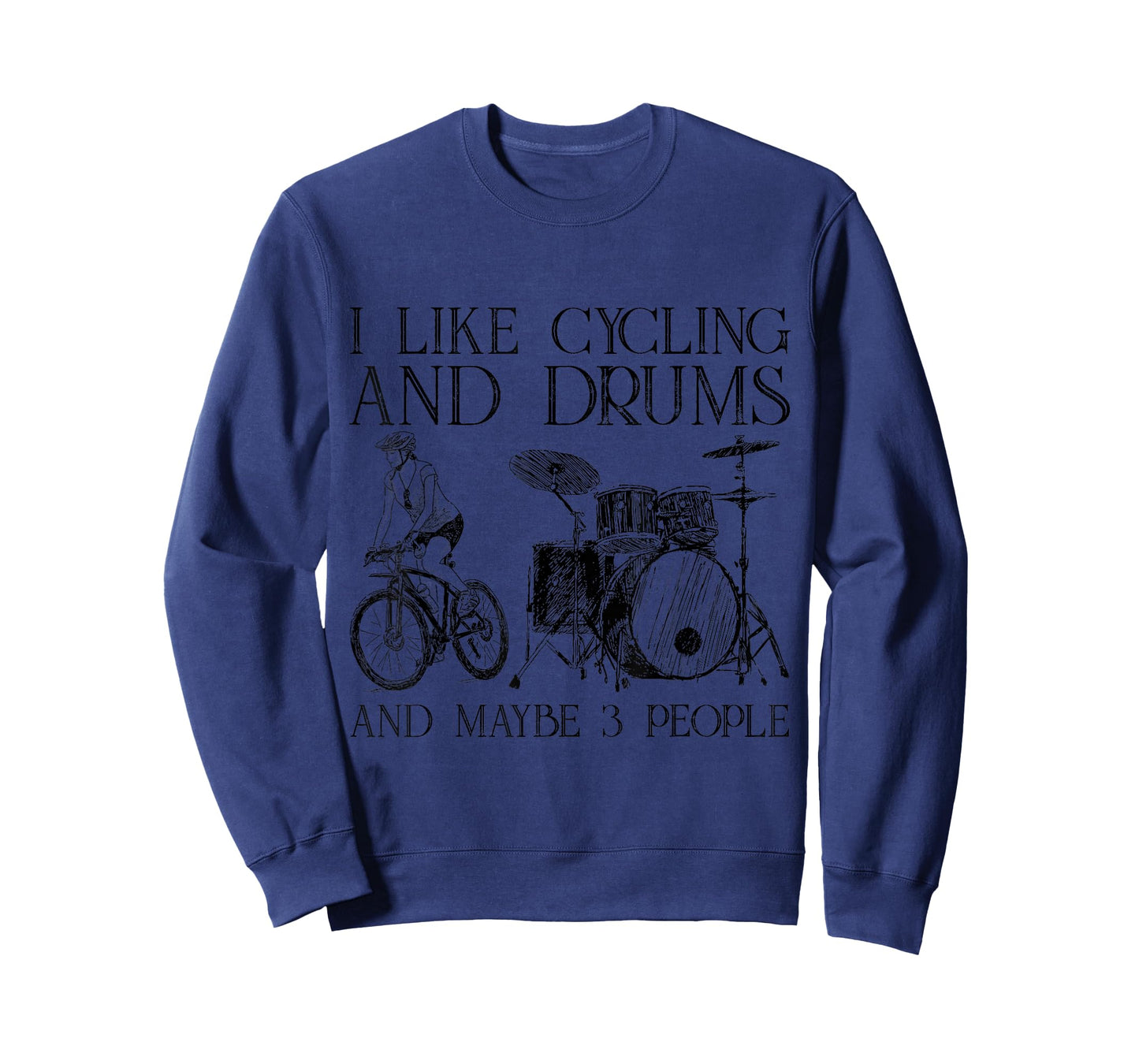 Cycling Cyclist Bikes Drum Drummer Lovers Gift Apparel T-Shirt