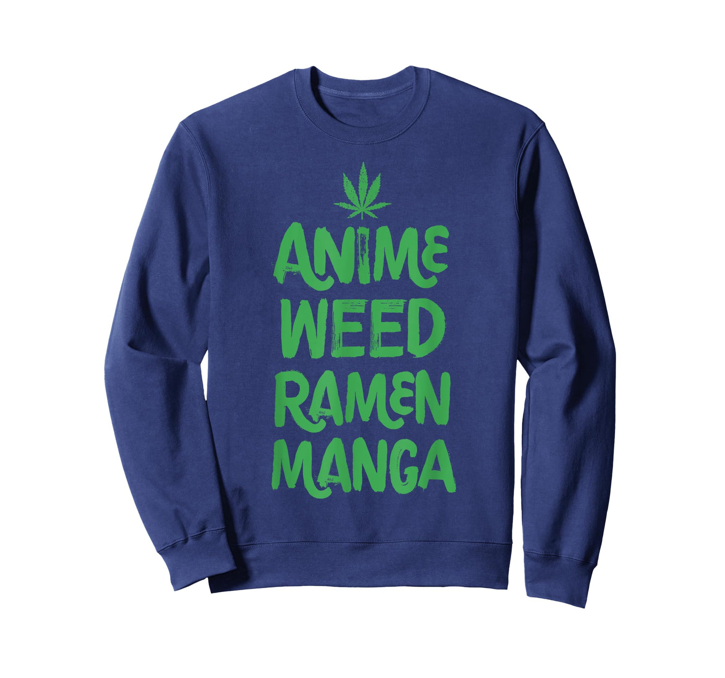Anime Weed Ramen Manga Marijuana Leaf Cannabis Funny Japan T-Shirt